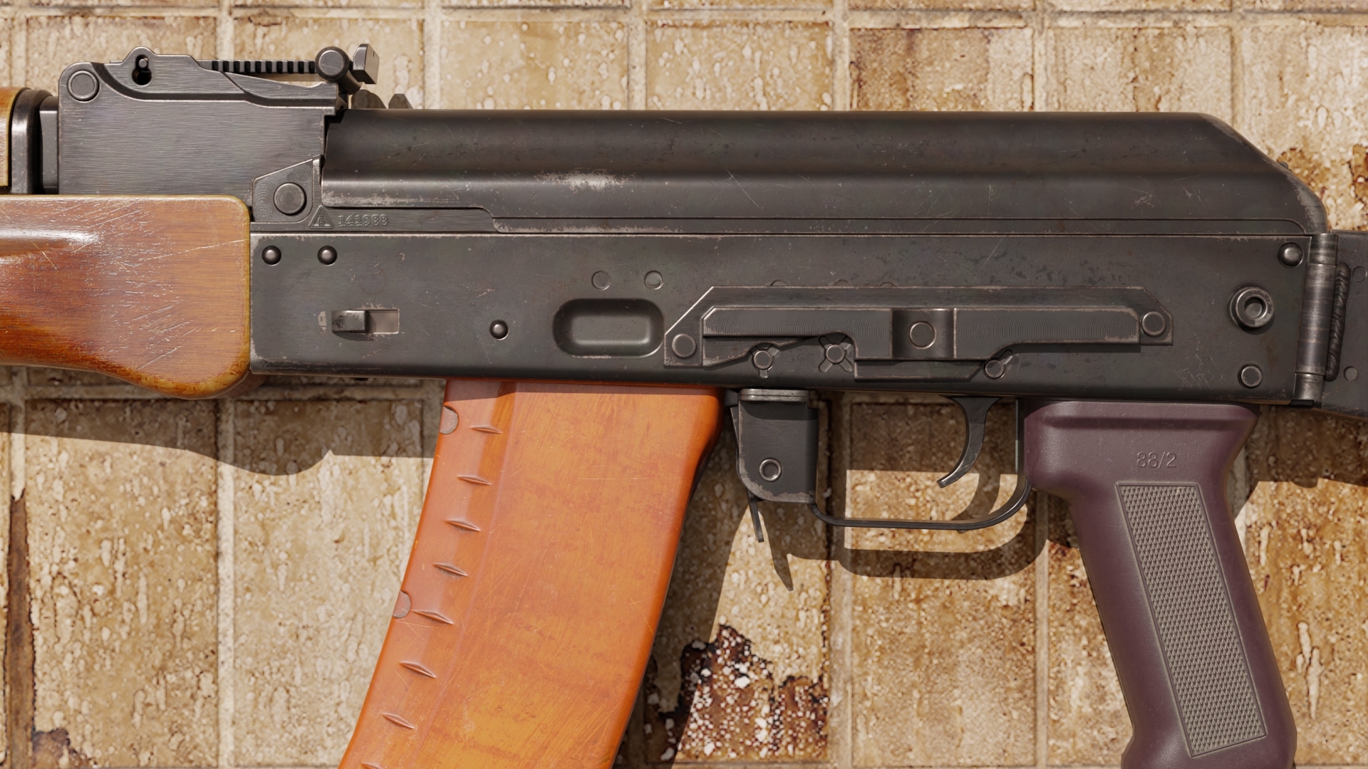 1/6スケール DAMTOYS AK-74U近代化カスタムのみ 1/6スケール DAMTOYS AK-74U近代化カスタムのみ（Yahoo