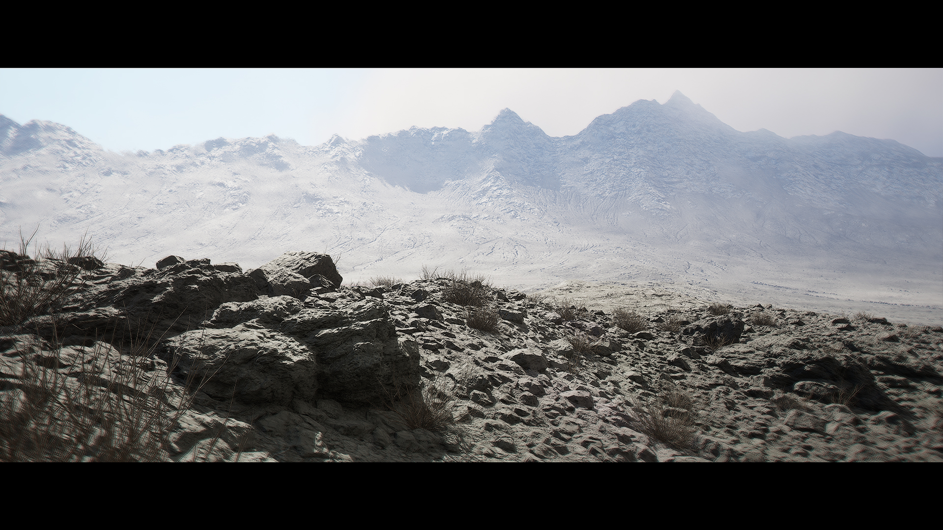 Lava Mountains Landscape