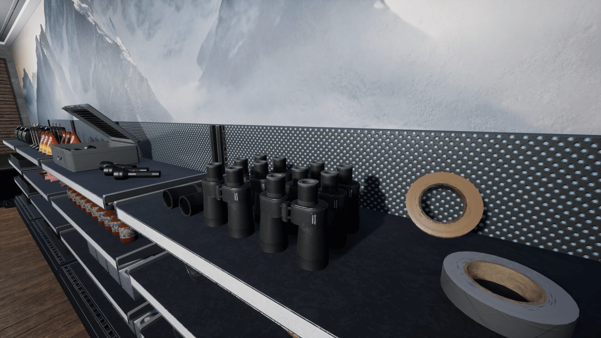 在道具创建的Outdoor survival store 虚幻引擎商城