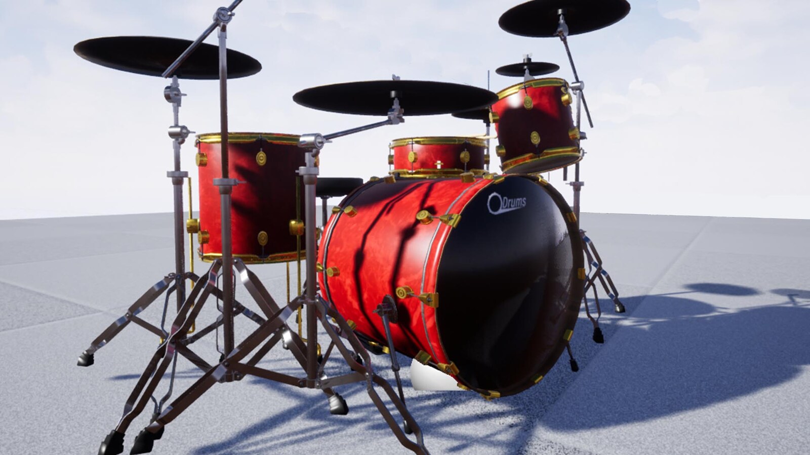 Modular Drums Pack in Props UE Marketplace