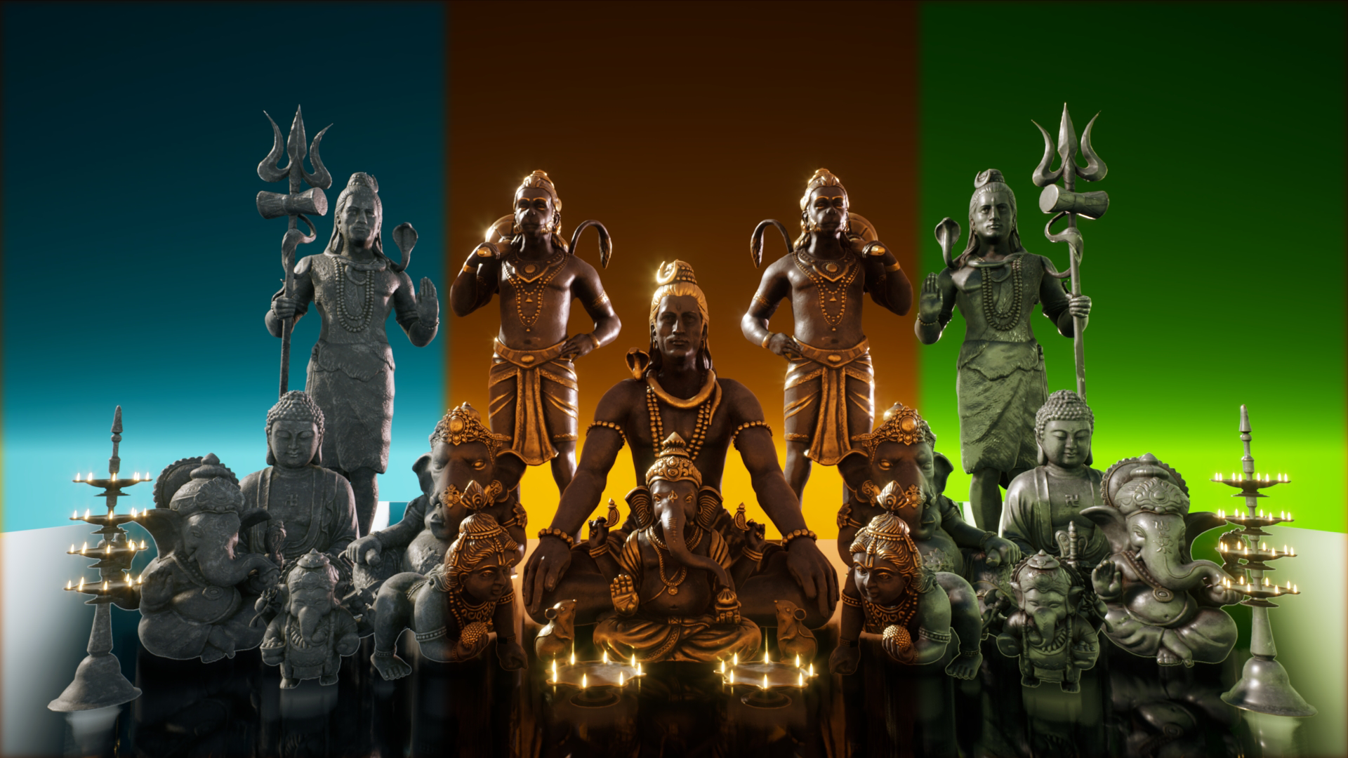 Indian Statue Pack