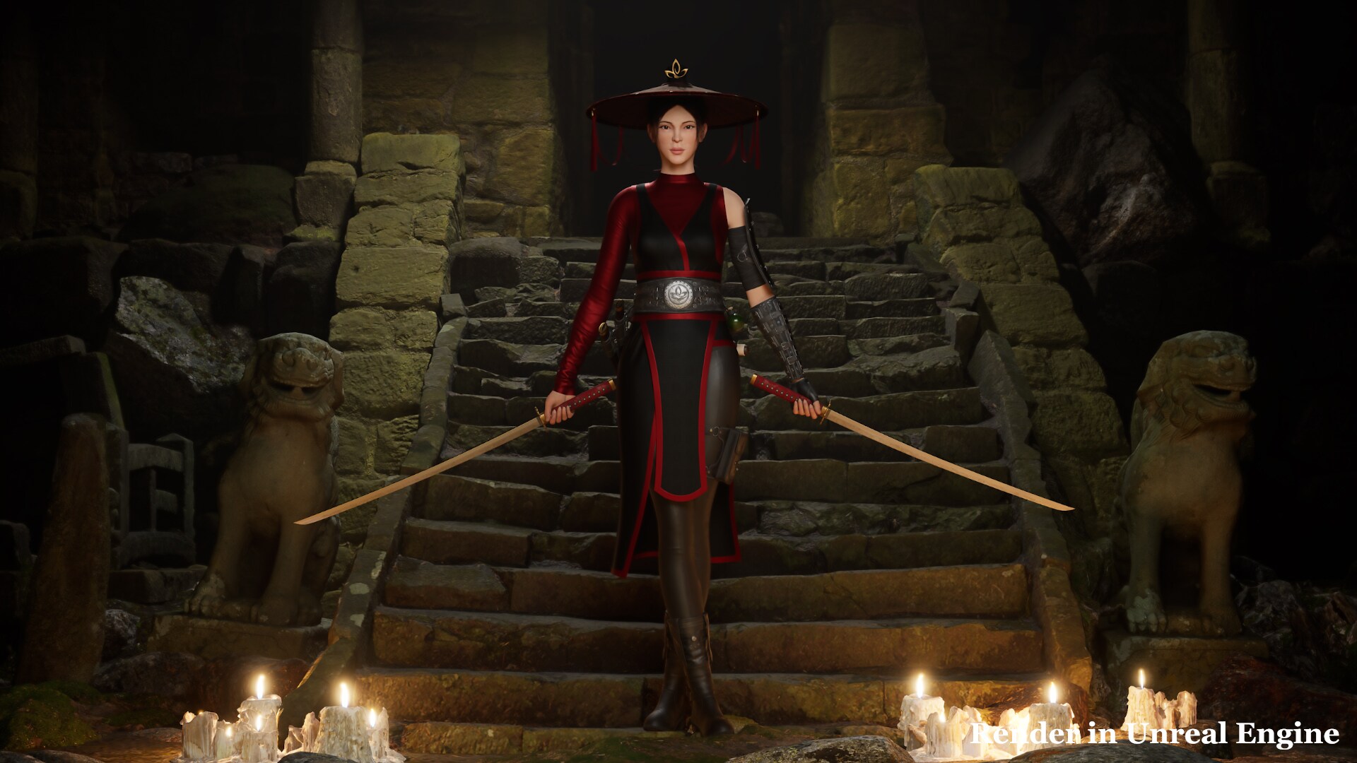 Asian Girl Warrior