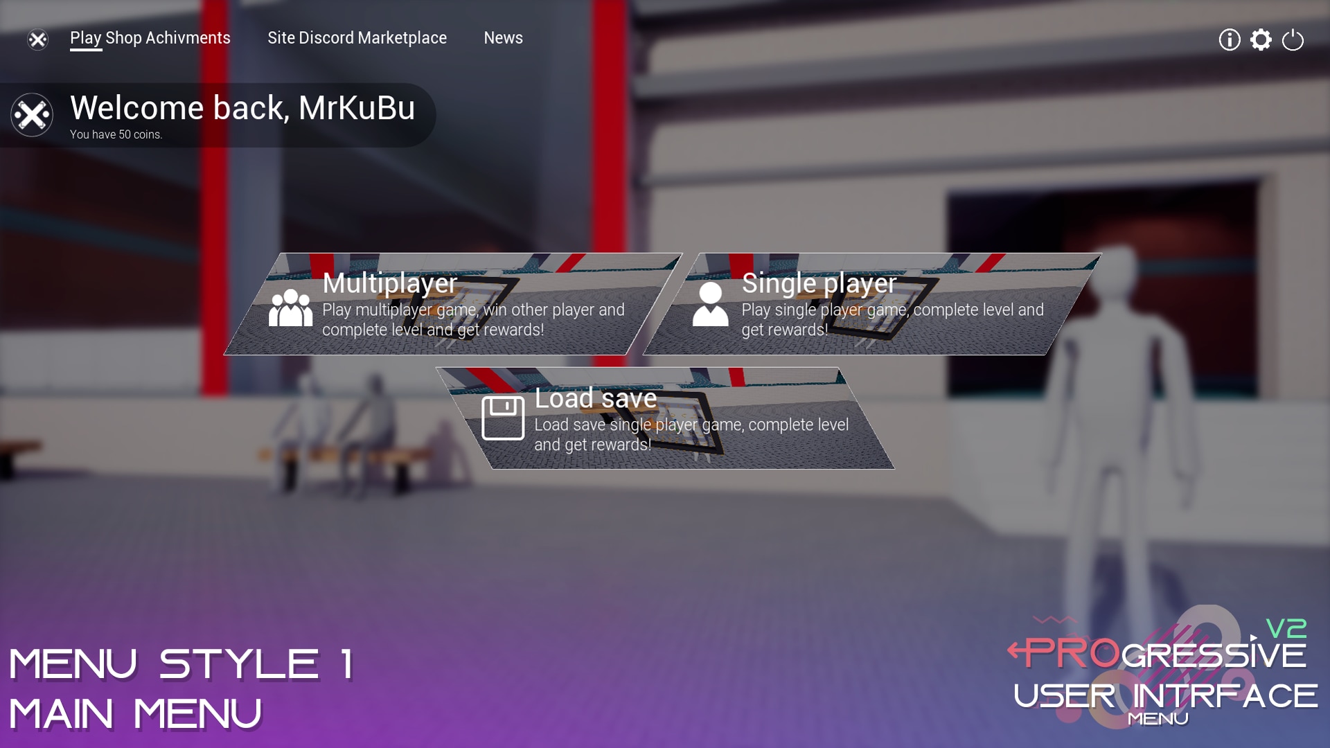 Progressive UI in Blueprints - UE Marketplace