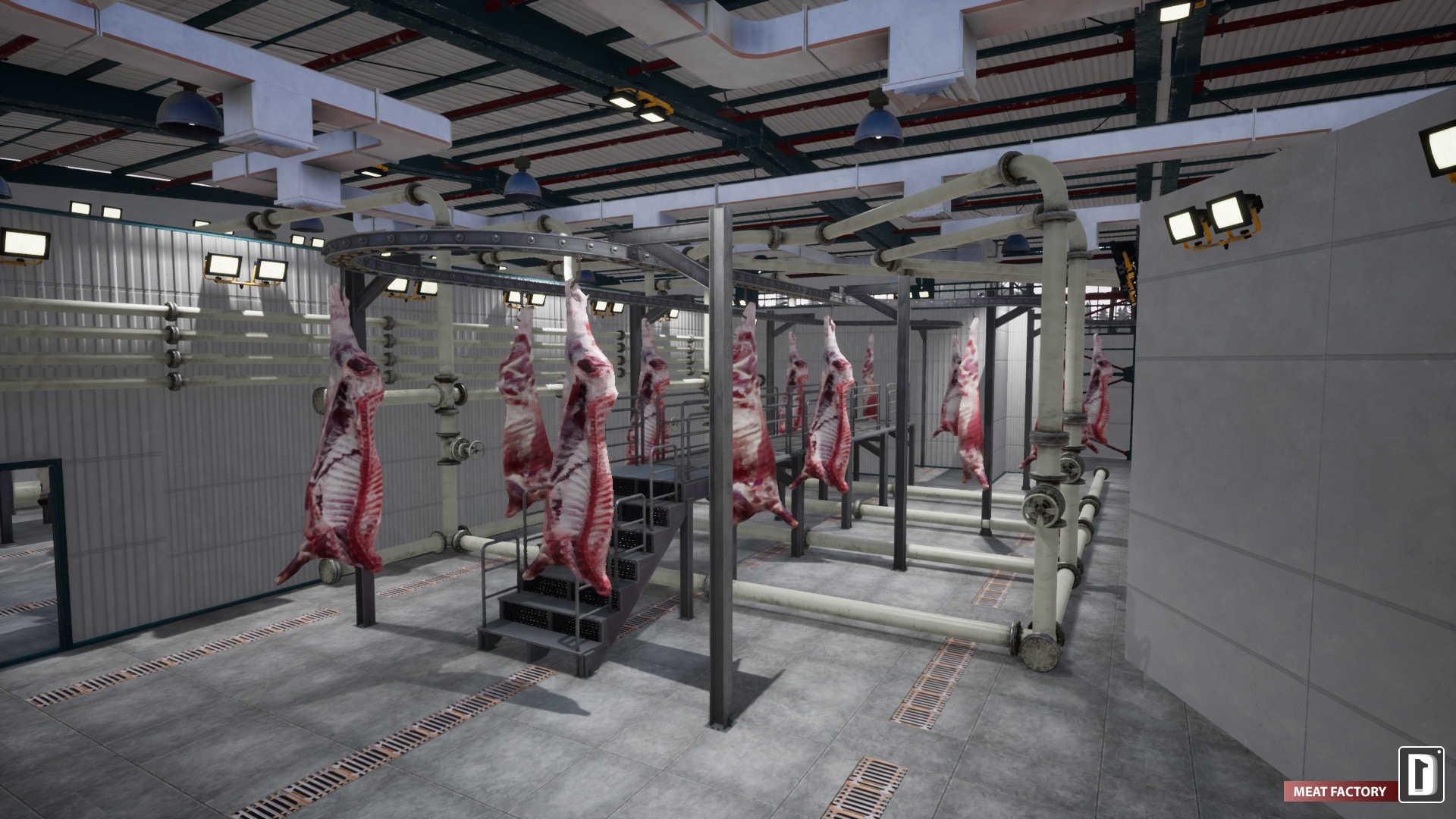 在环境创建的Meat Factory 虚幻引擎商城