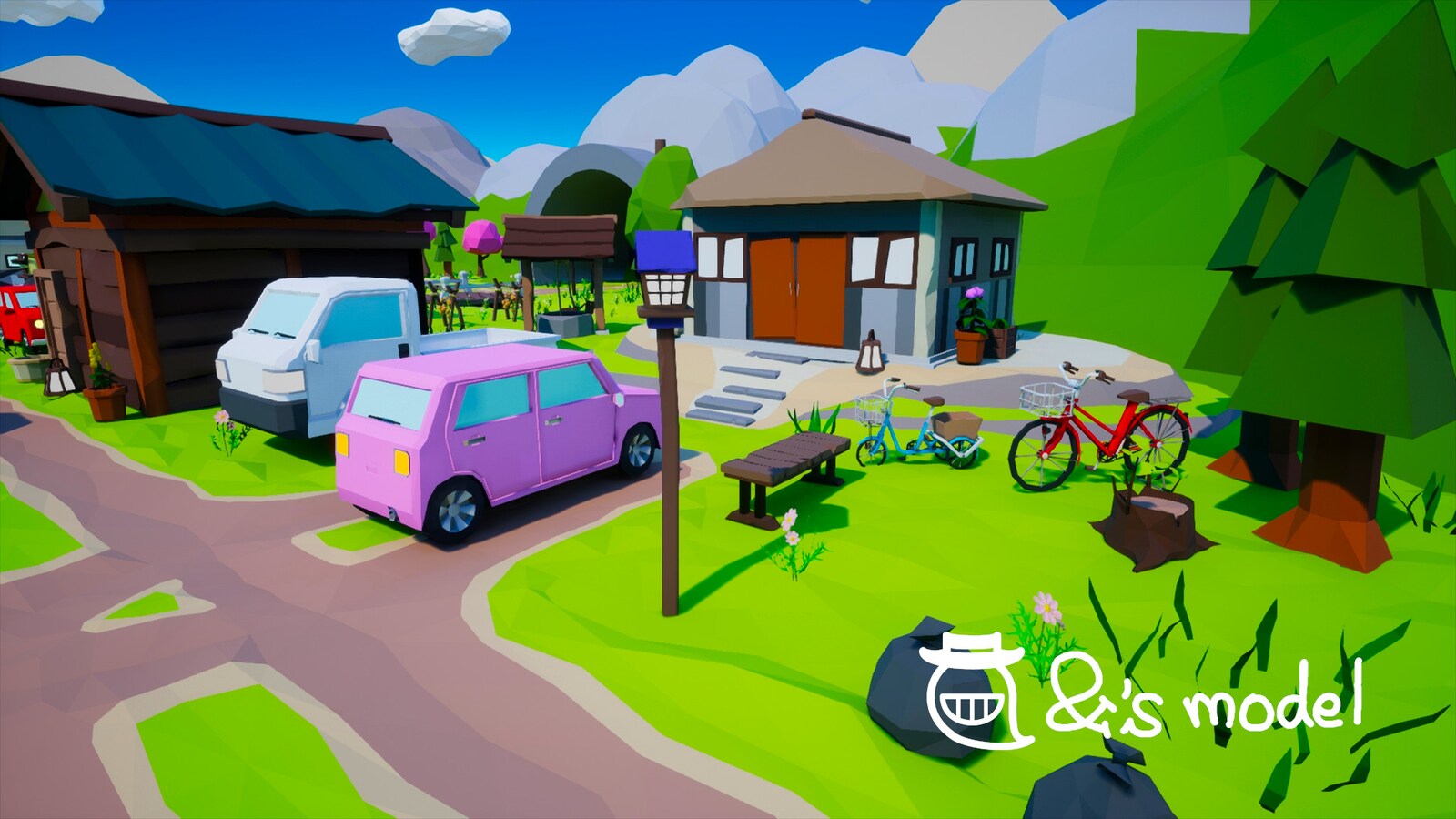 3dworld - japanese village