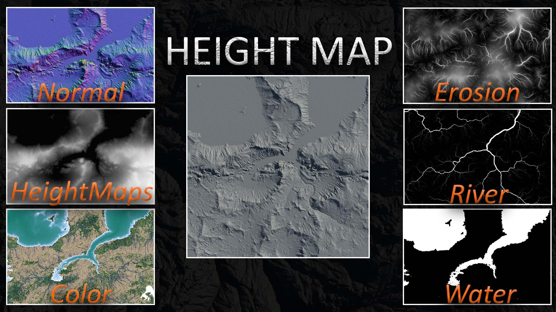 2K Height Maps - version 04 in Textures - UE Marketplace