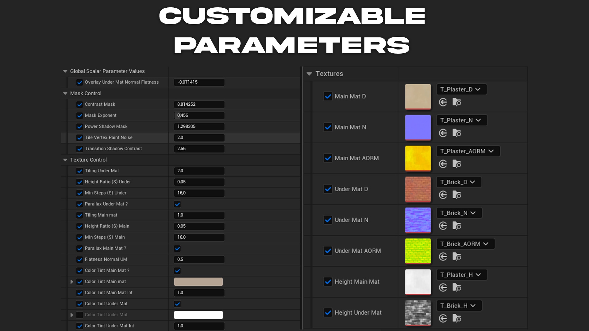 Advanced Vertex Painting Shader in Materials - UE Marketplace
