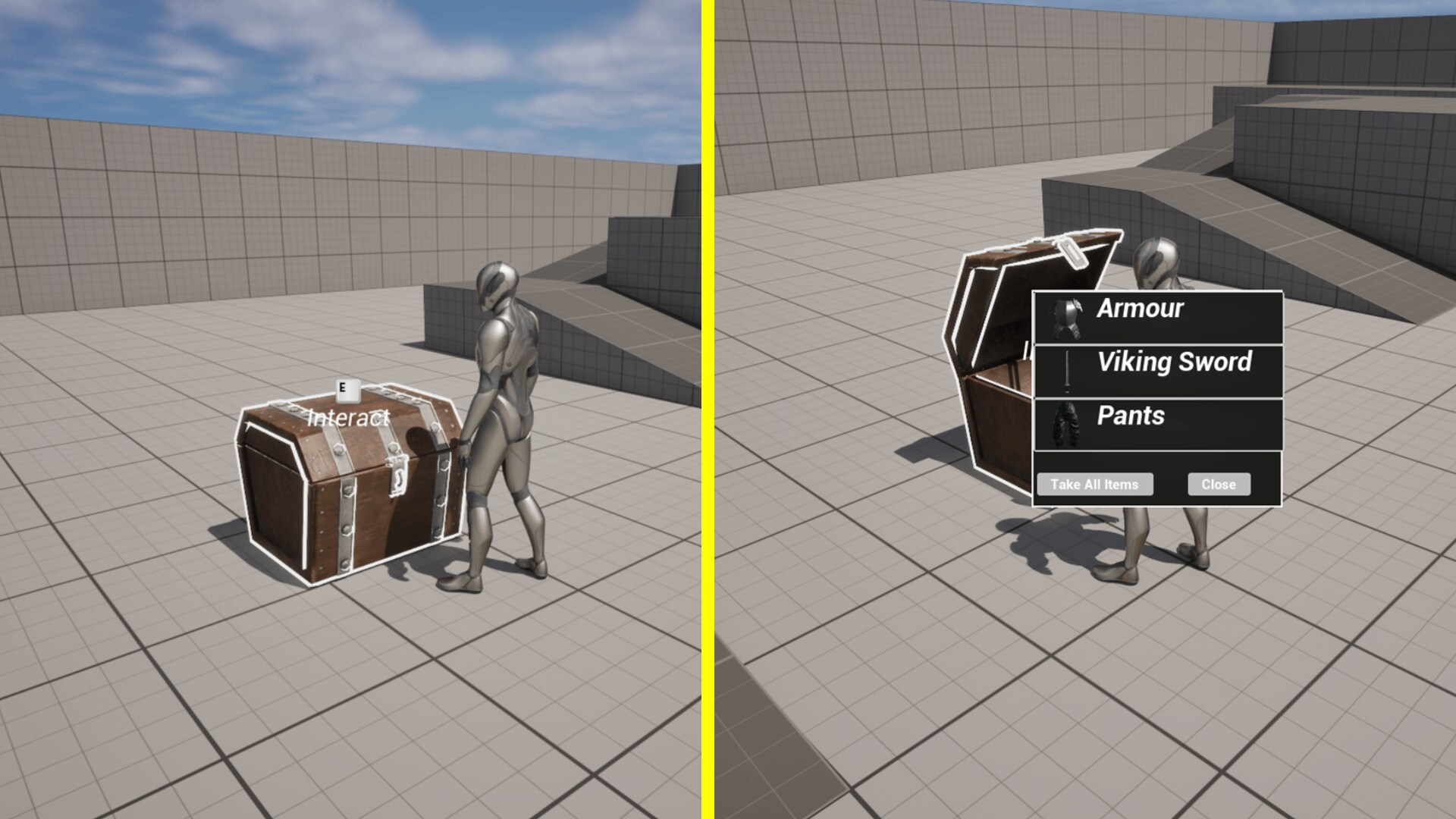 在蓝图创建的RPG Inventory System - 虚幻引擎商城