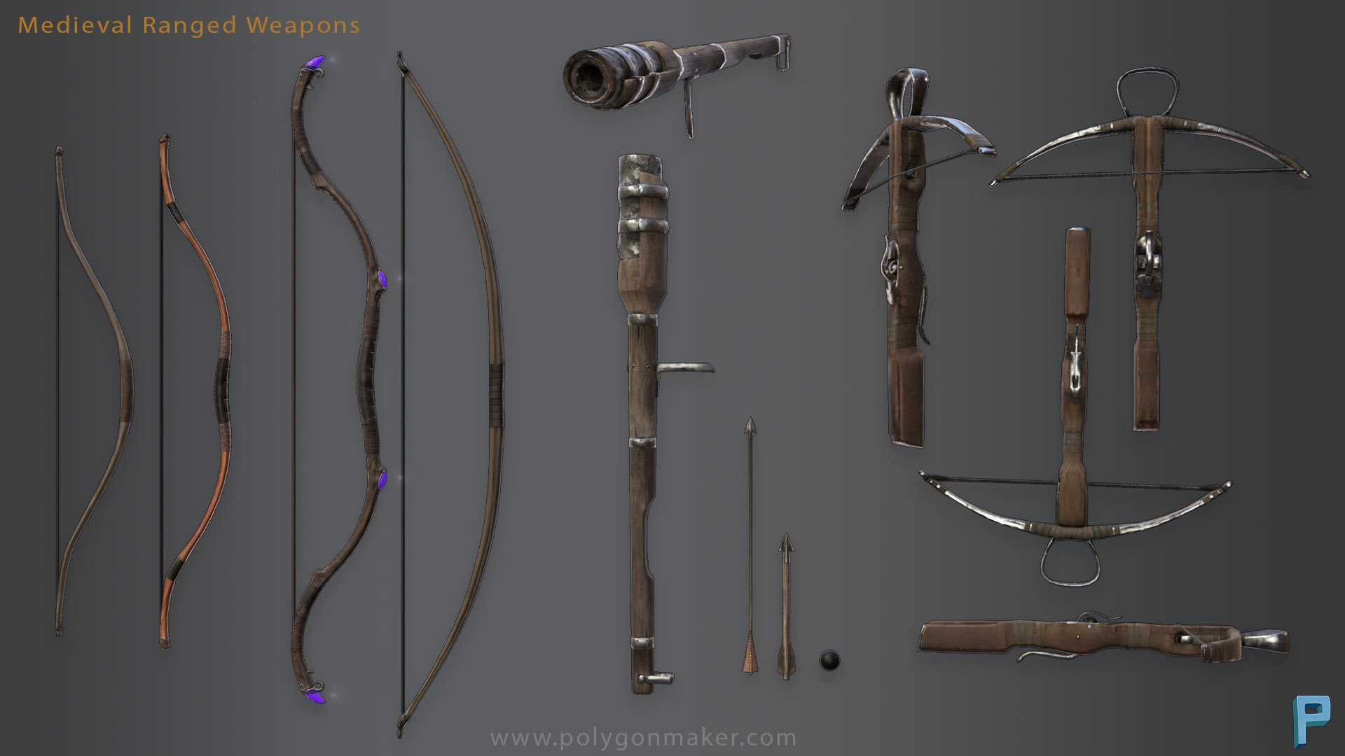 medieval weapons longbow