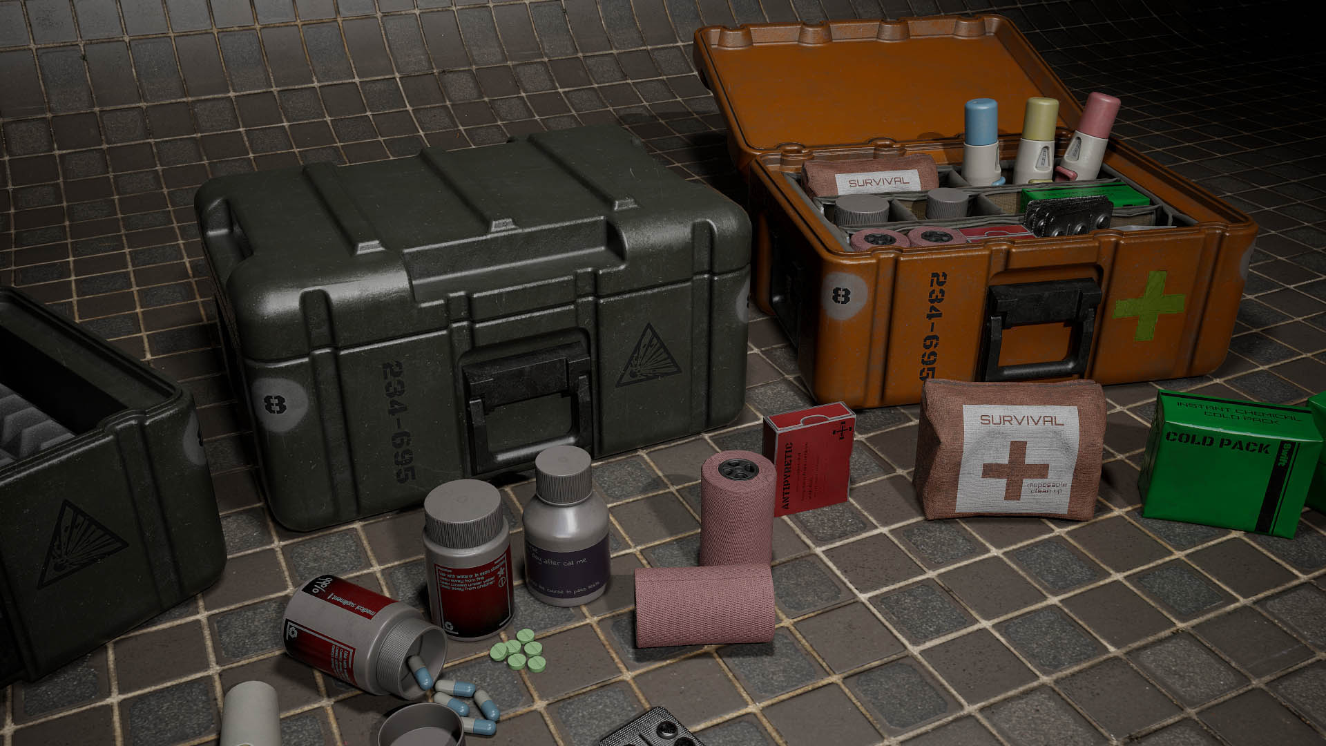 Customisable Military Medic Container Vol.1