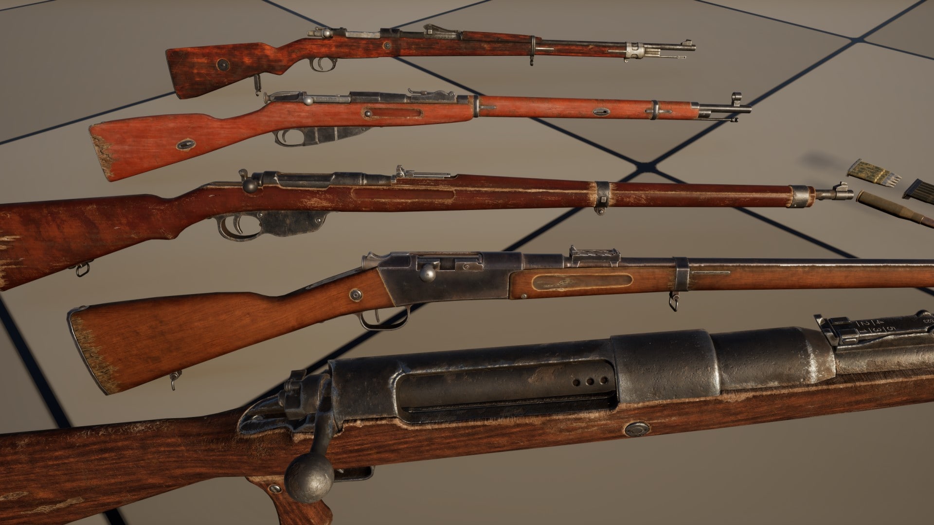 Rifles WW1 in Props - UE Marketplace