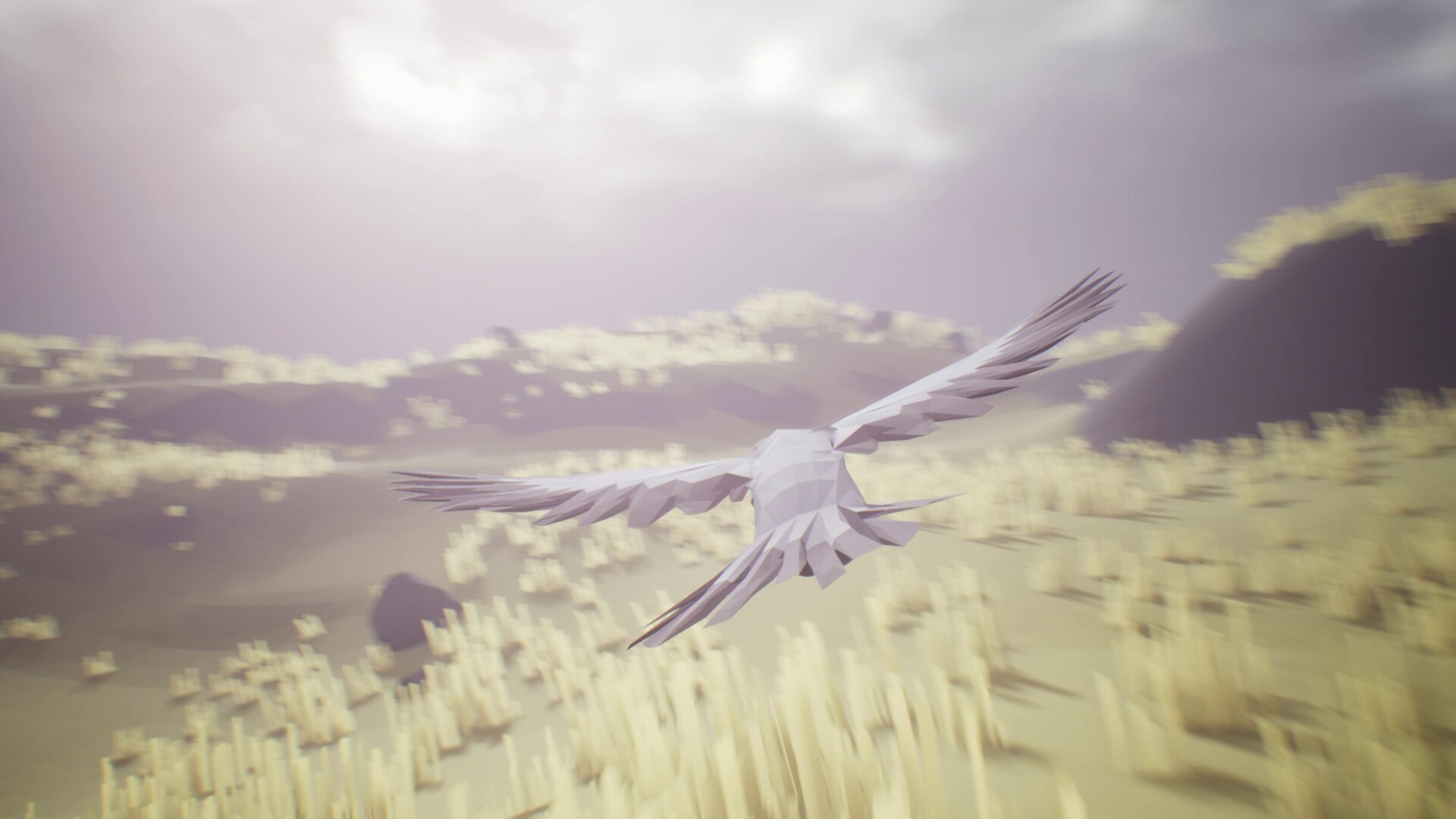 Low Poly Bird: Pigeon