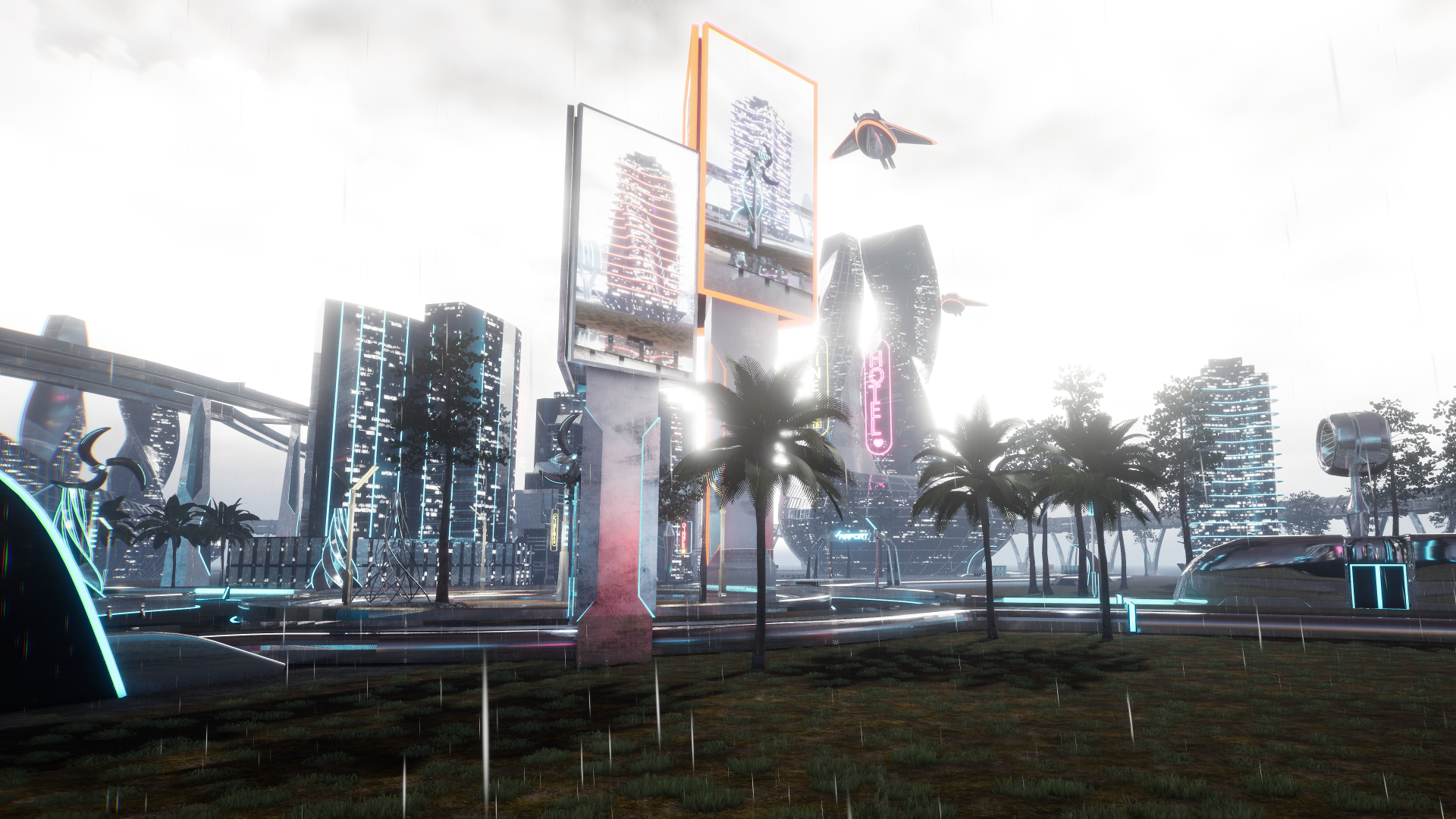 MEGA Futuristic Sci-Fi City Environment