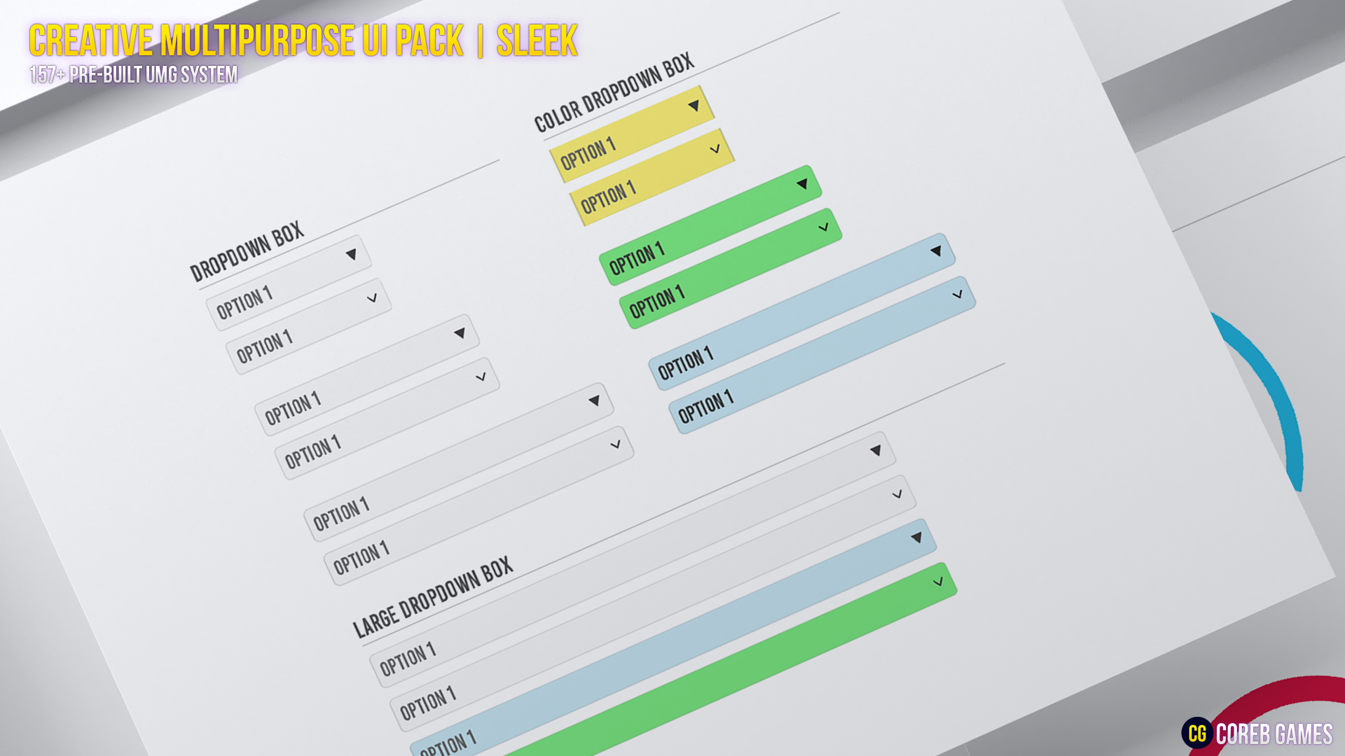 Multi Purpose UI (UMG) Pack - Sleek