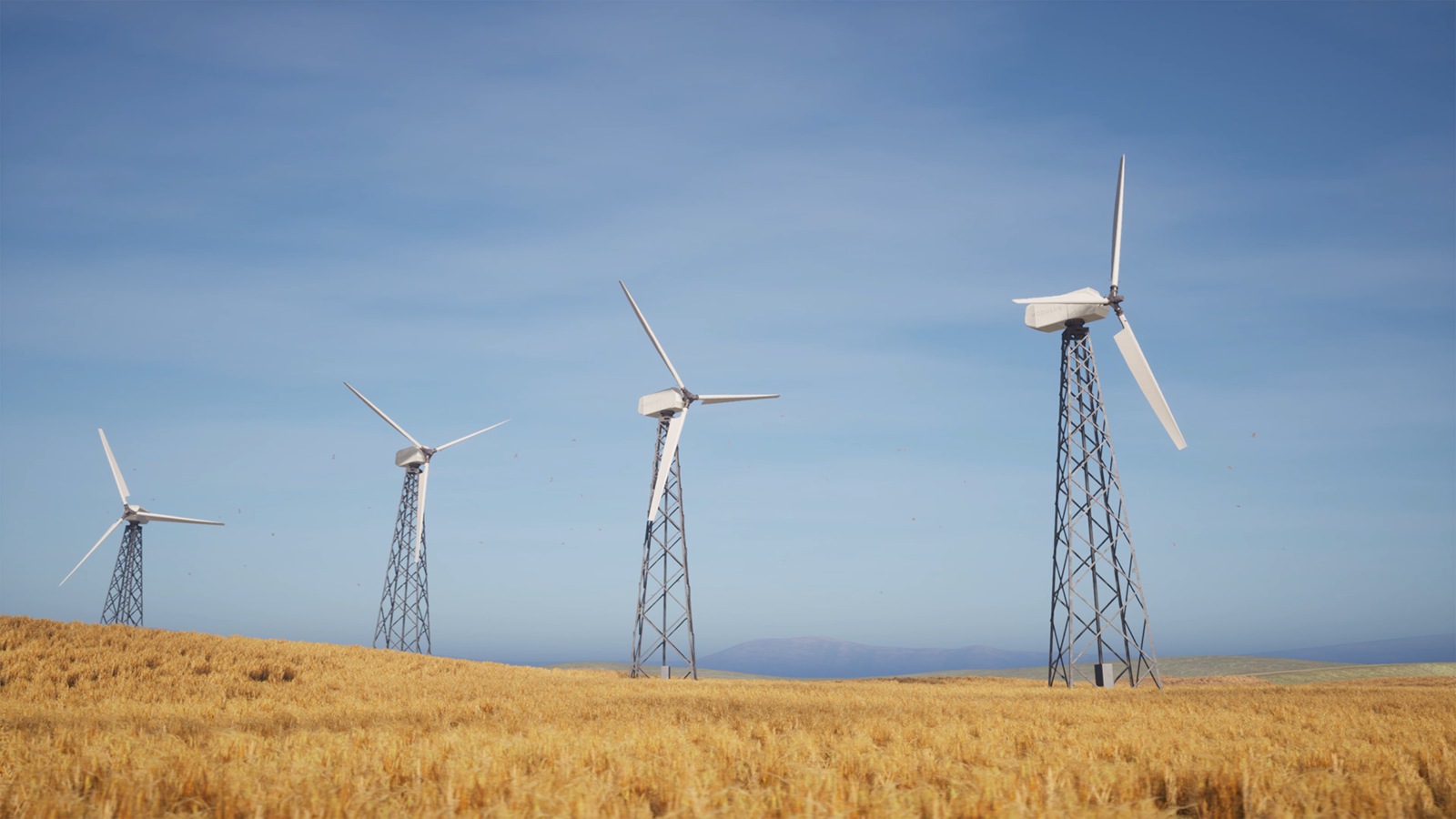 在environments创建的wind turbines - 虚幻引擎商城