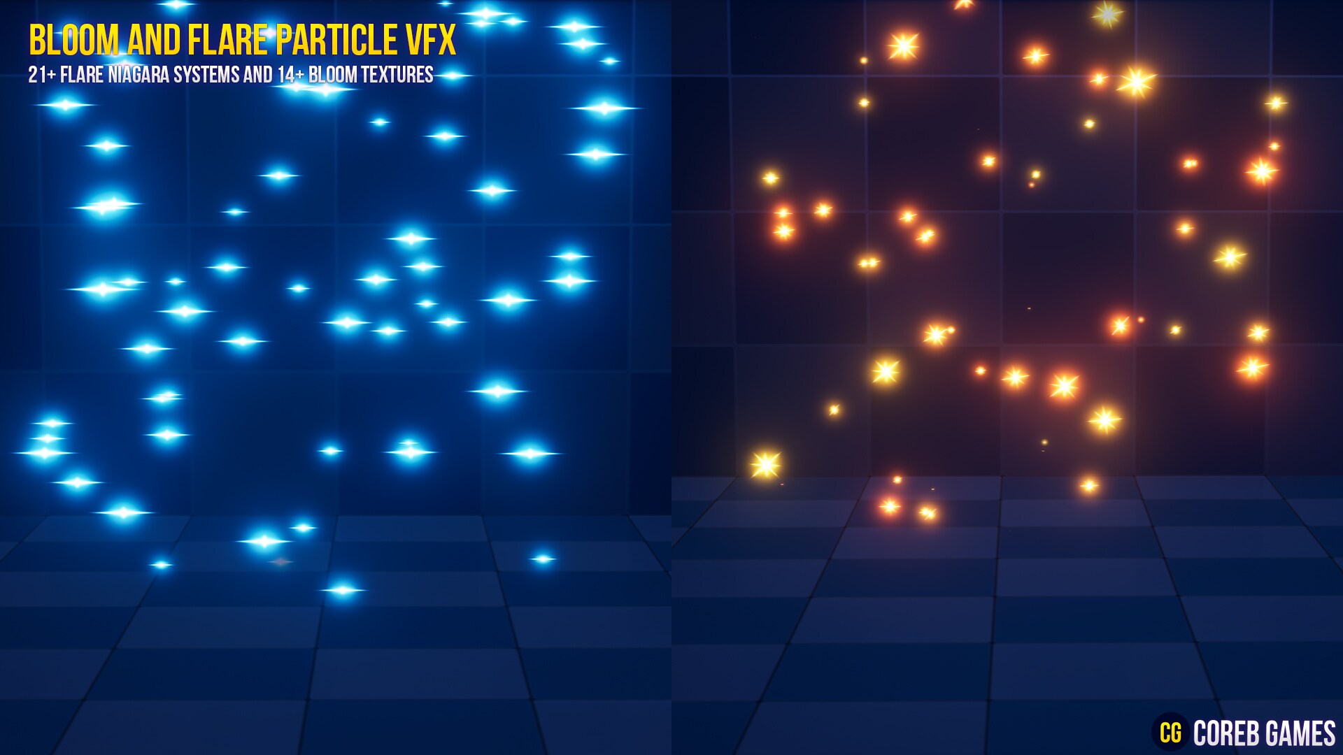 Bloom & Flare Particle VFX in Visual Effects UE Marketplace