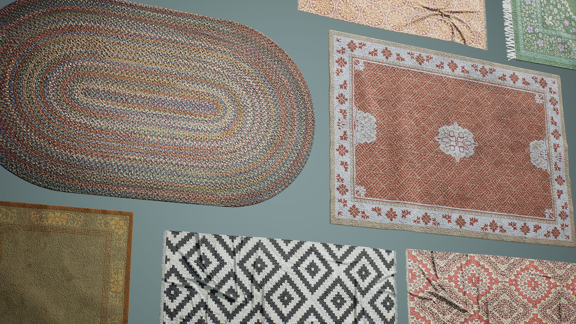Suburbs VOL.11 Rugs (Nanite and Low Poly) in Props UE Marketplace