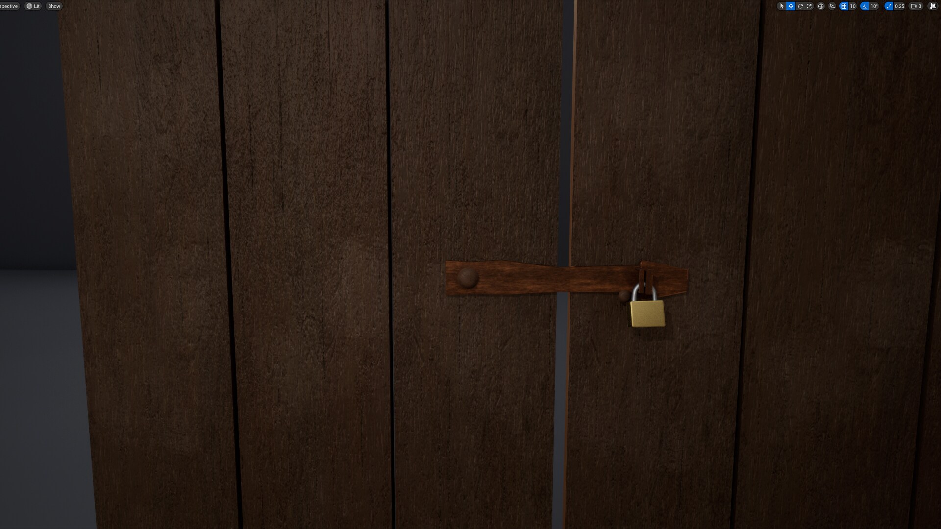 Door Lock Animation in Blueprints UE Marketplace