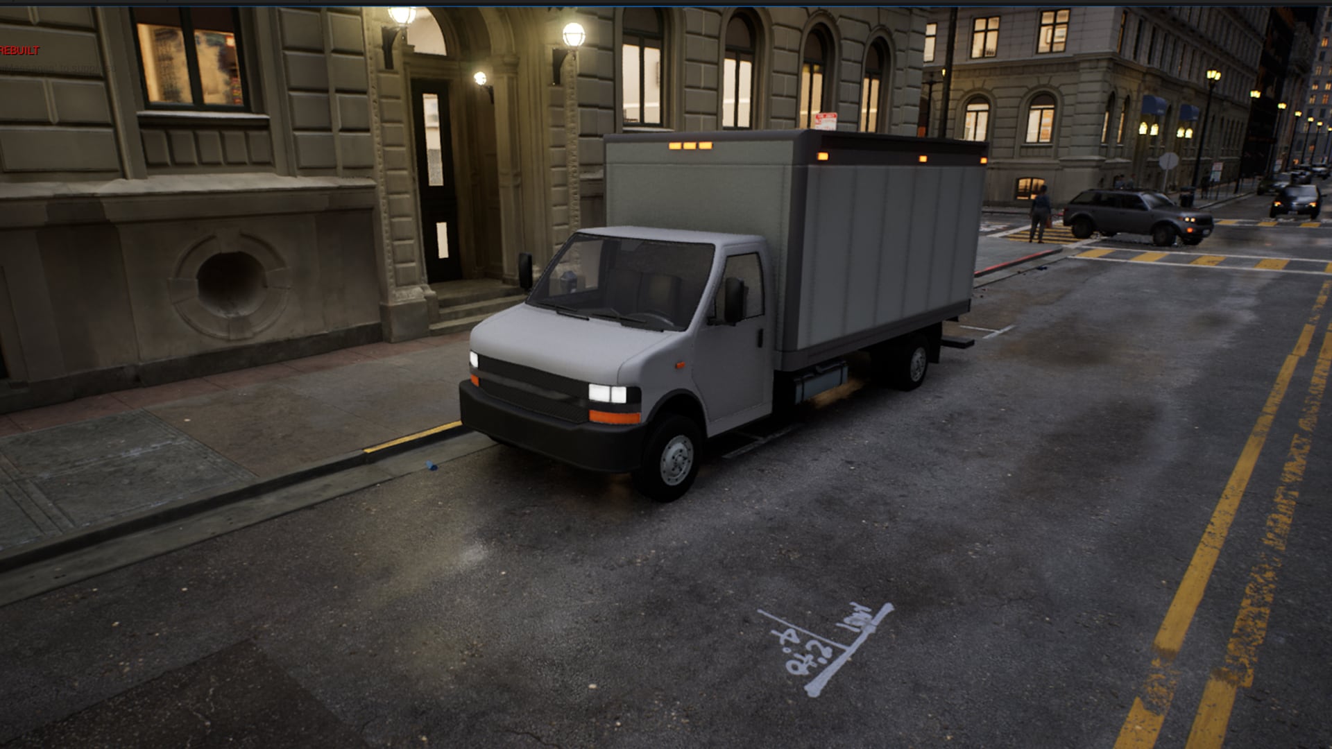 Box van Truck in Blueprints UE Marketplace