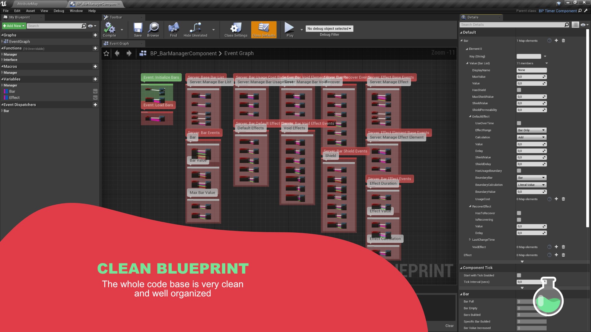 Attribute System in Blueprints - UE Marketplace - Blueprints Attribute Set Configurator