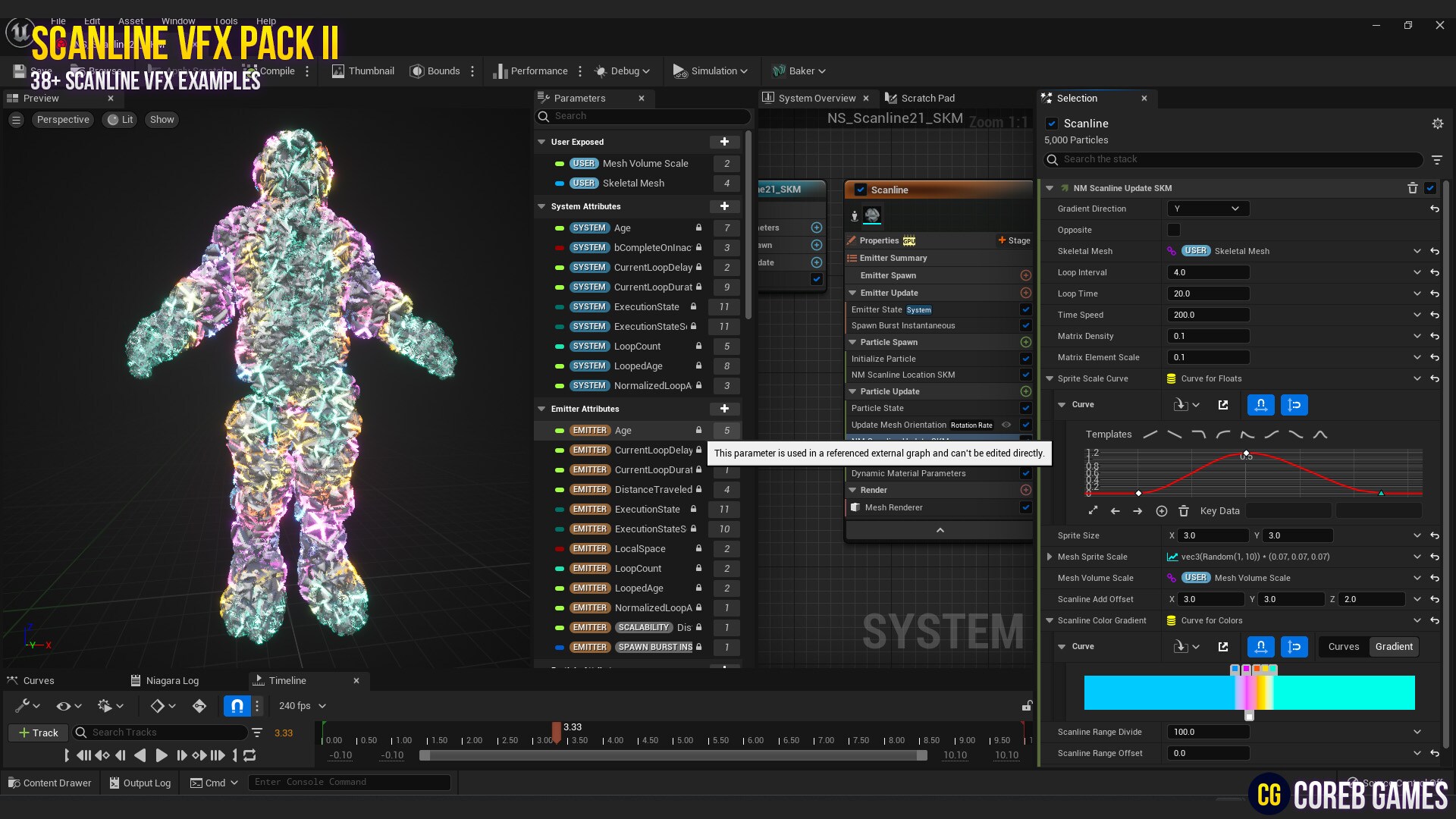 Scanline VFX Pack 2 in Visual Effects - UE Marketplace