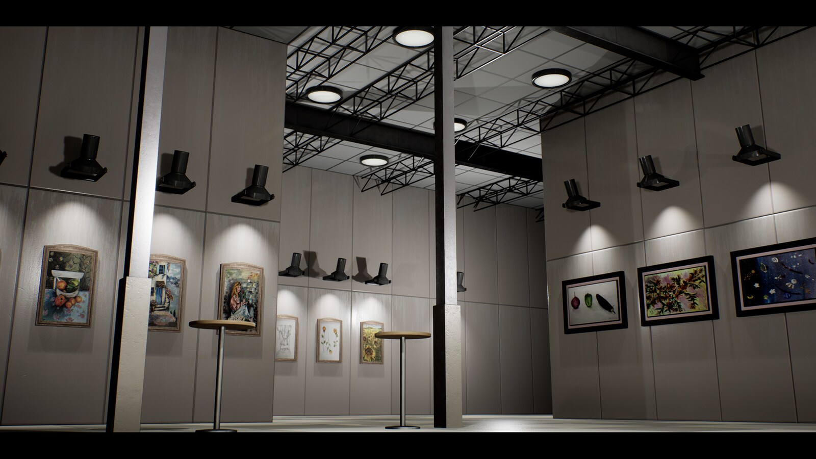 ShowRoom / Museum with 32 Original Paintings, 카테고리 배경 UE 마켓플레이스