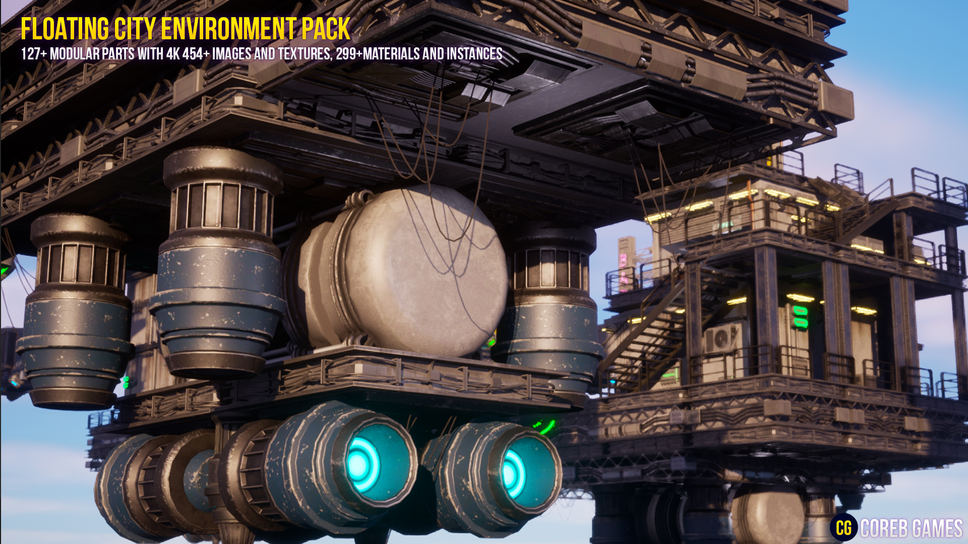 Floating City Environment Pack