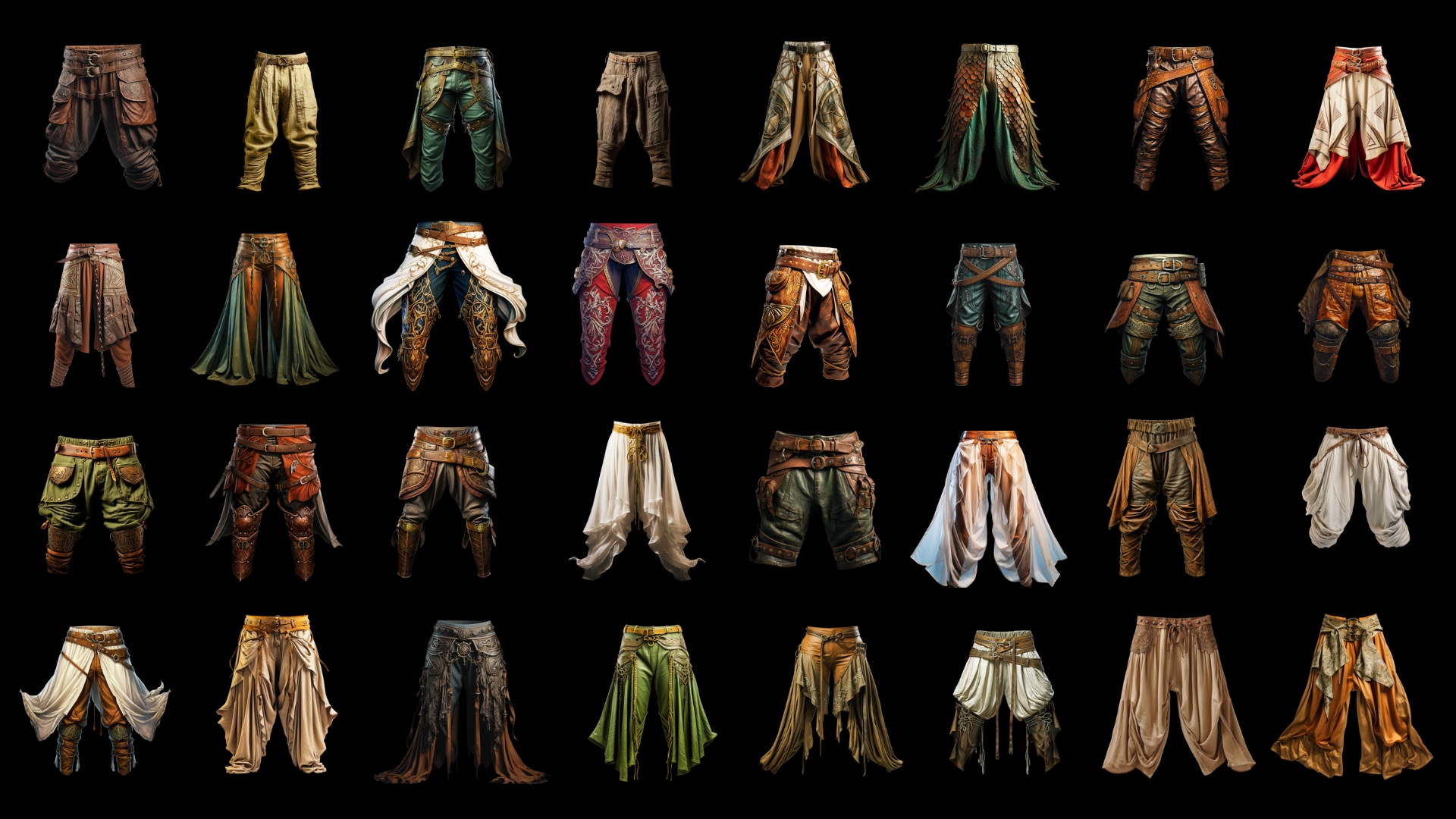 Pants Icons in 2D Assets UE Marketplace