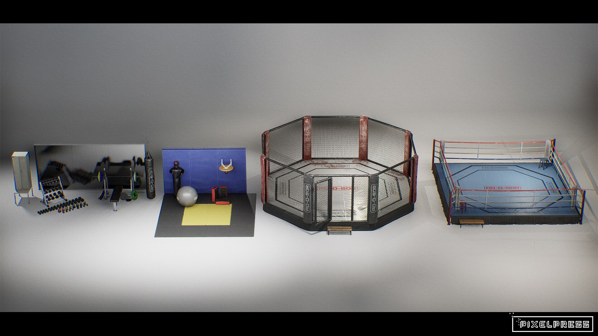 Mma Boxing Gym Pack Vol 1 Asset Cloud Mma Boxing Gym Pack Vol 1 Asset Cloud