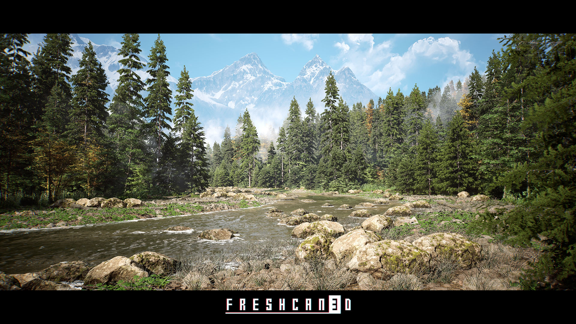 Forest Essentials ( Forest Environment , Procedural Mountain Forest, Landscape )