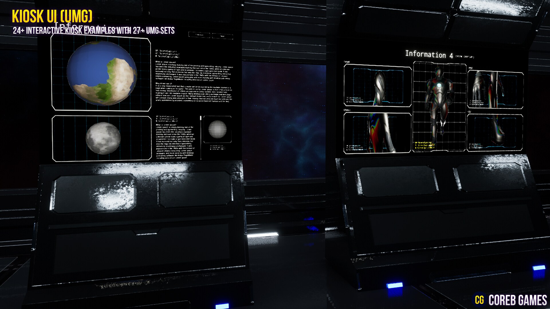 Kiosk UI (UMG) Design Pack in Blueprints UE Marketplace