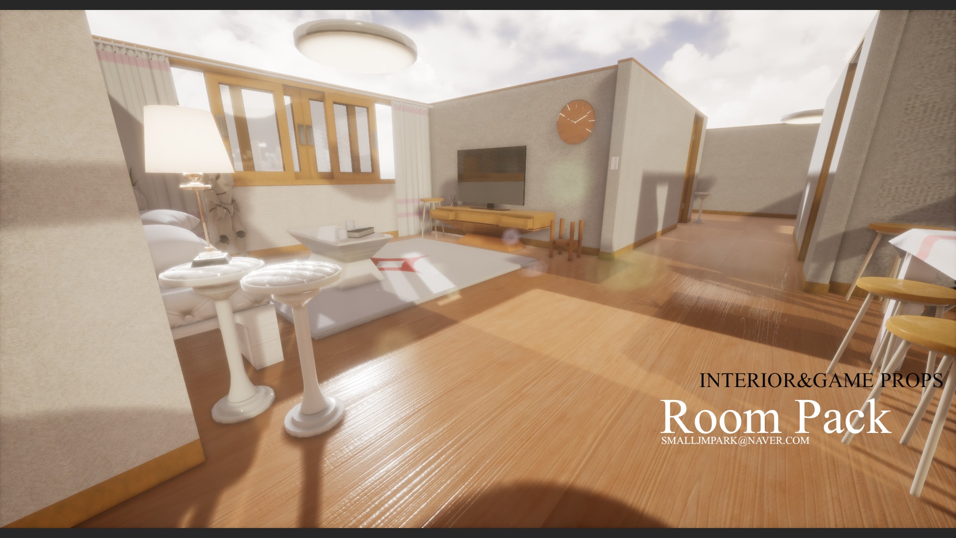 Interior & Game Room props v.01 in Props UE Marketplace