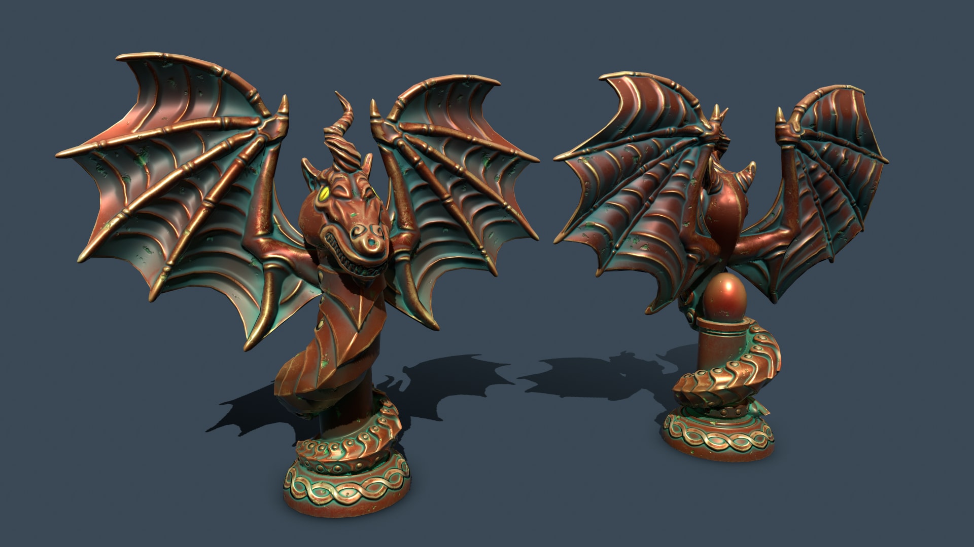 Fantasy statues 2 in Props UE Marketplace