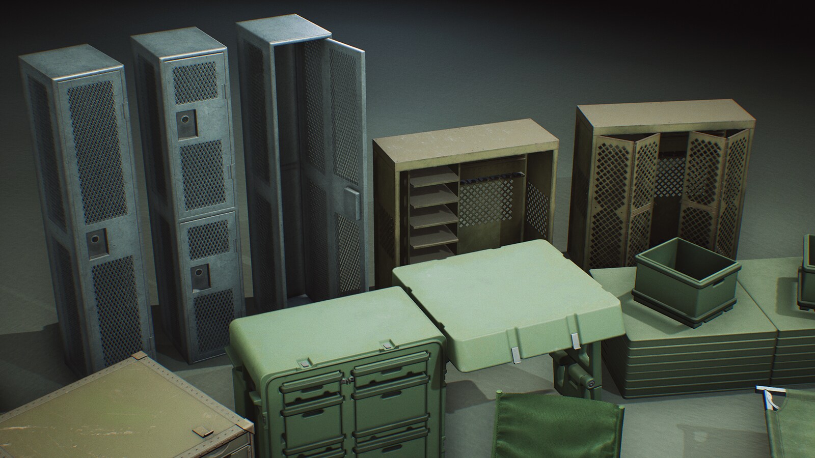 Military Supplies VOL.4 Furniture in Props UE Marketplace