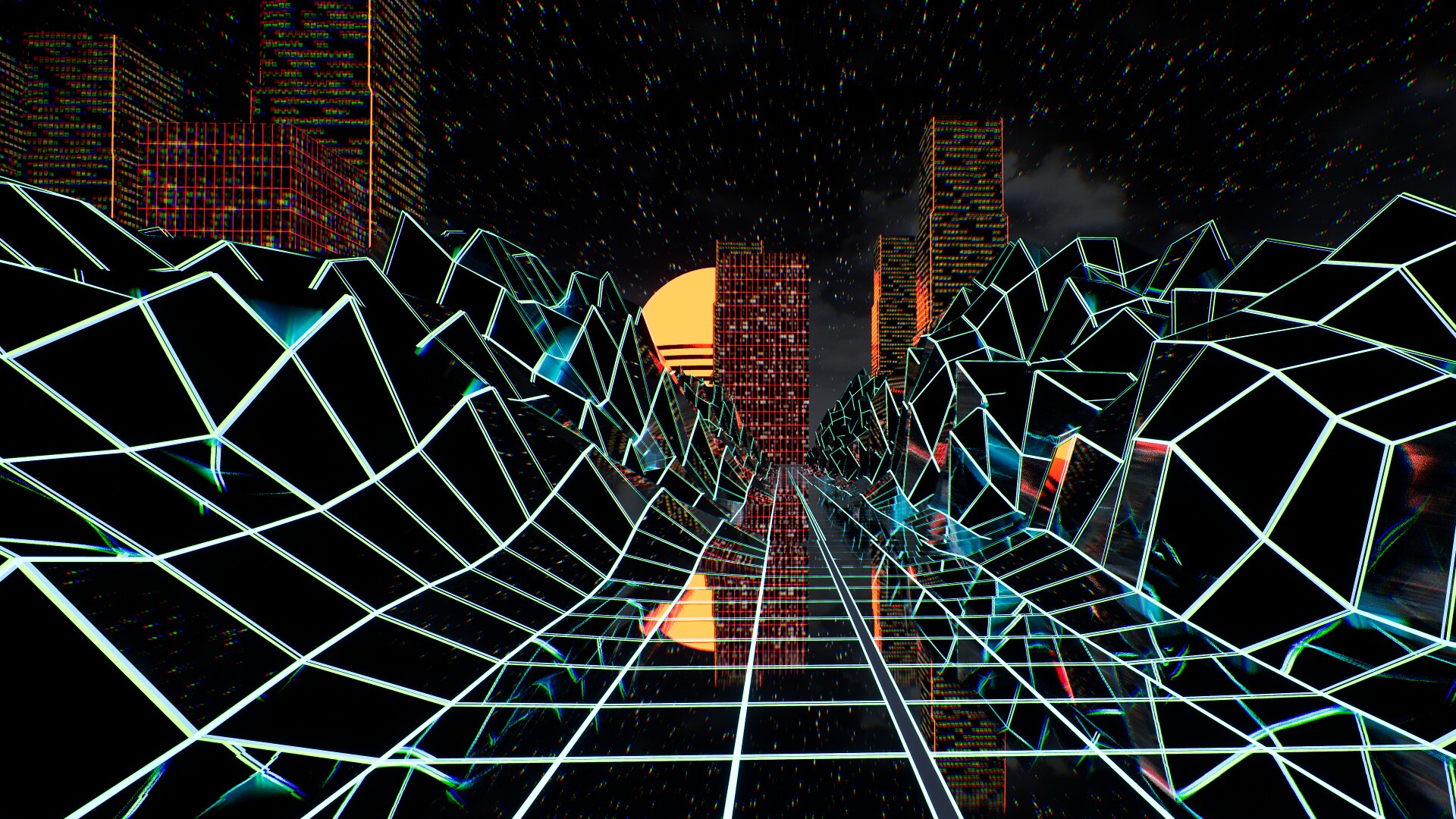 80'S Retro Audio synesthesia Blueprint / Environment, 카테고리 블루프린트 UE 마켓플레이스