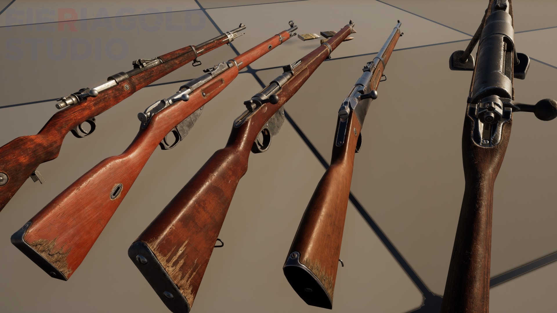 Rifles WW1 in Props - UE Marketplace