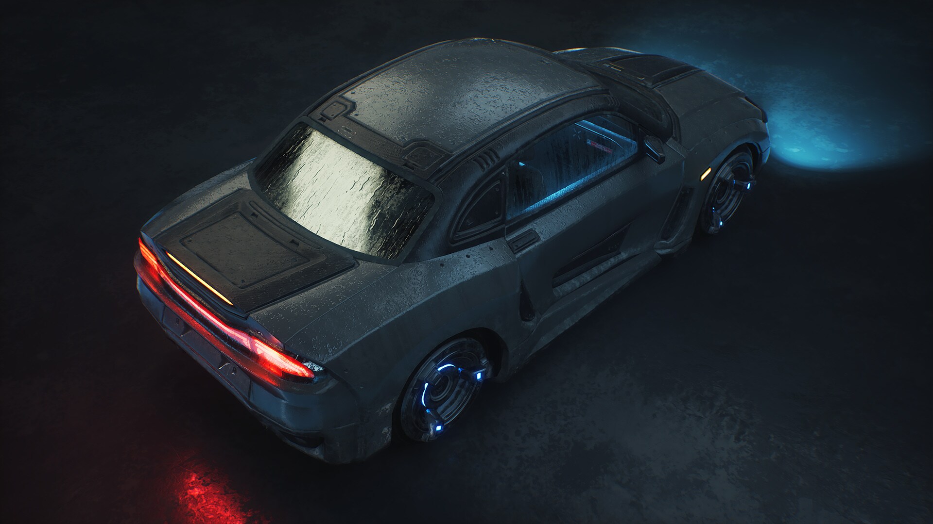 Cyberpunk Vehicles Pack in Props UE Marketplace