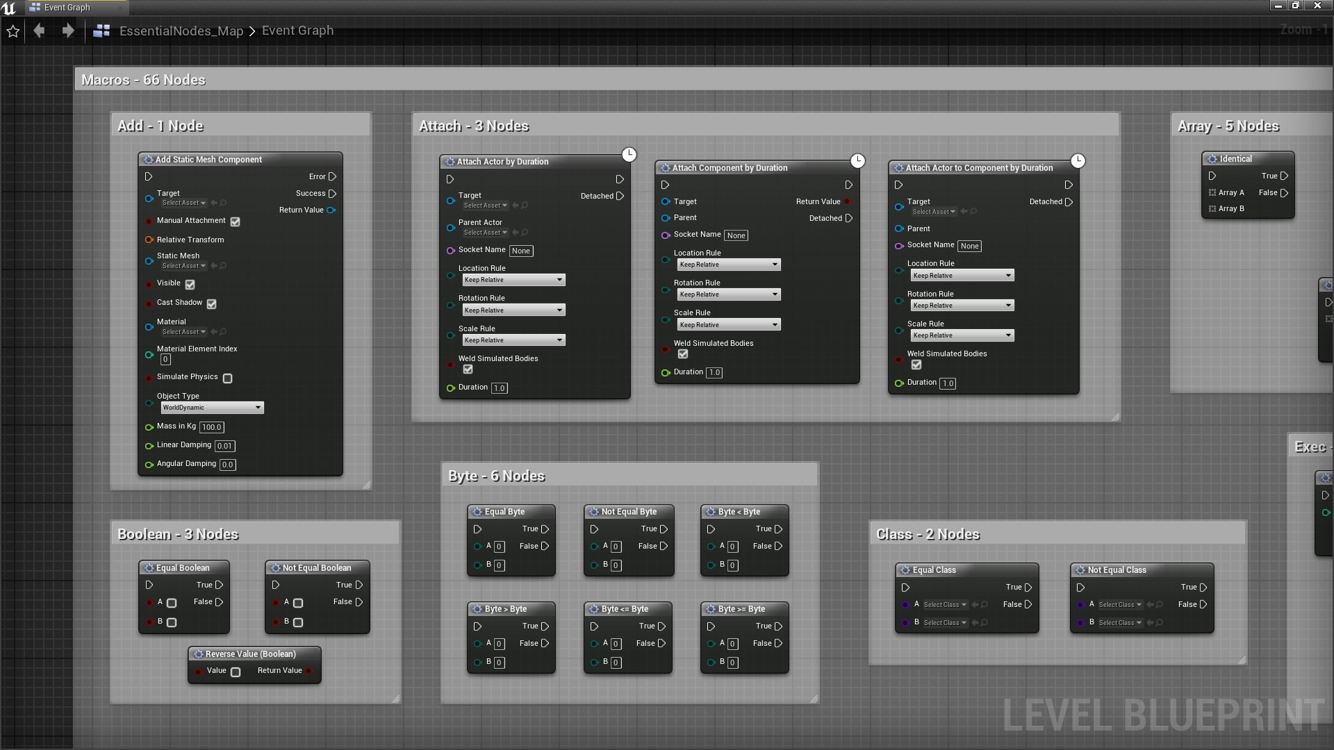 Essential Nodes in Blueprints - UE Marketplace