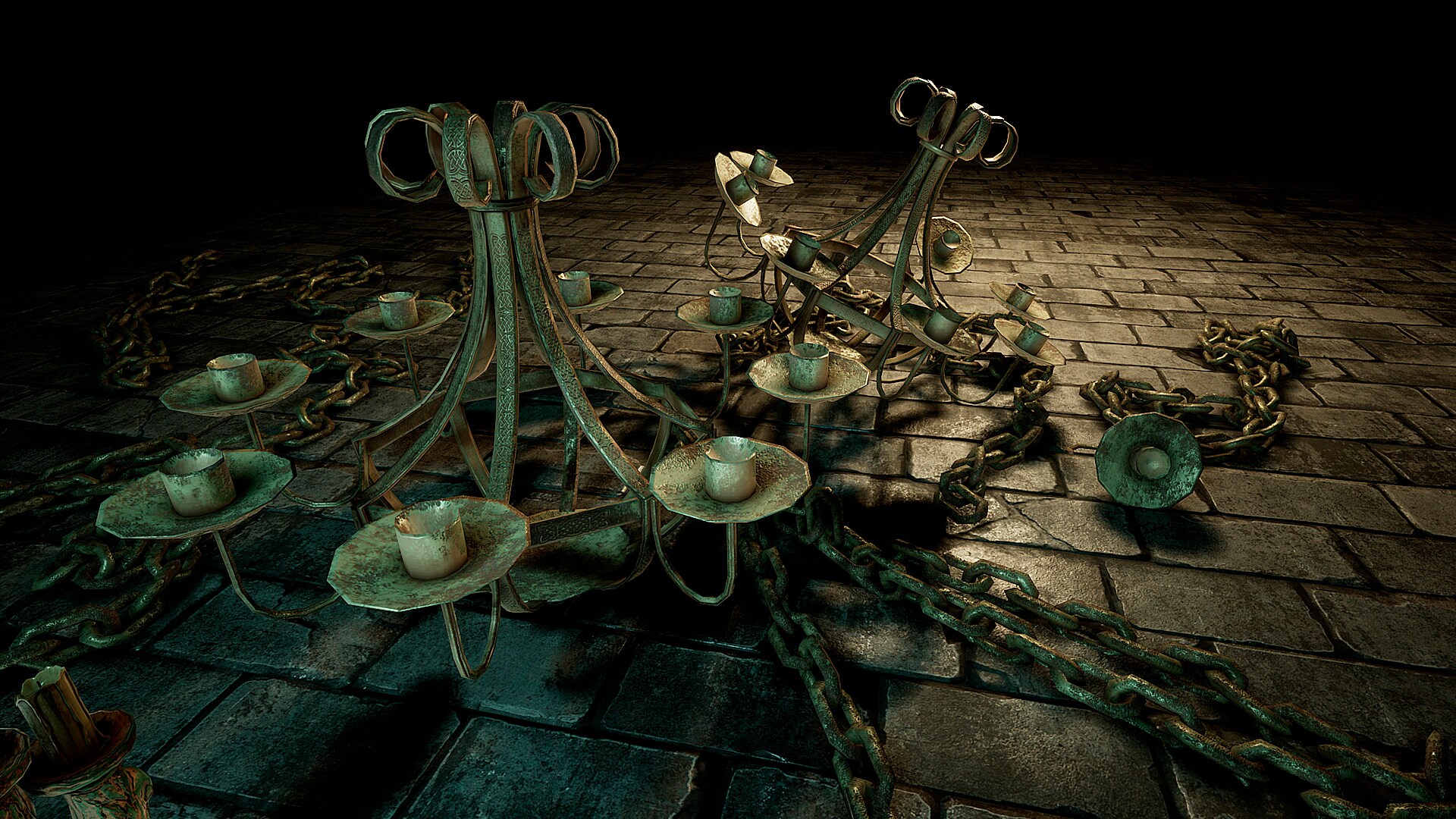 Candlestick Pack in Props UE Marketplace