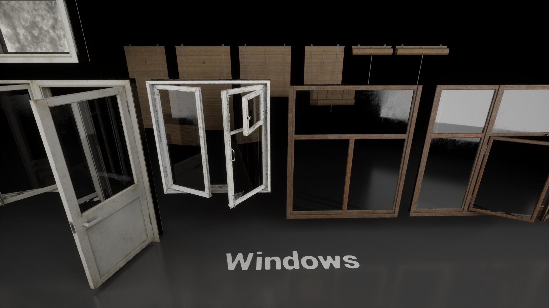 Post Soviet Windows in Props - UE Marketplace