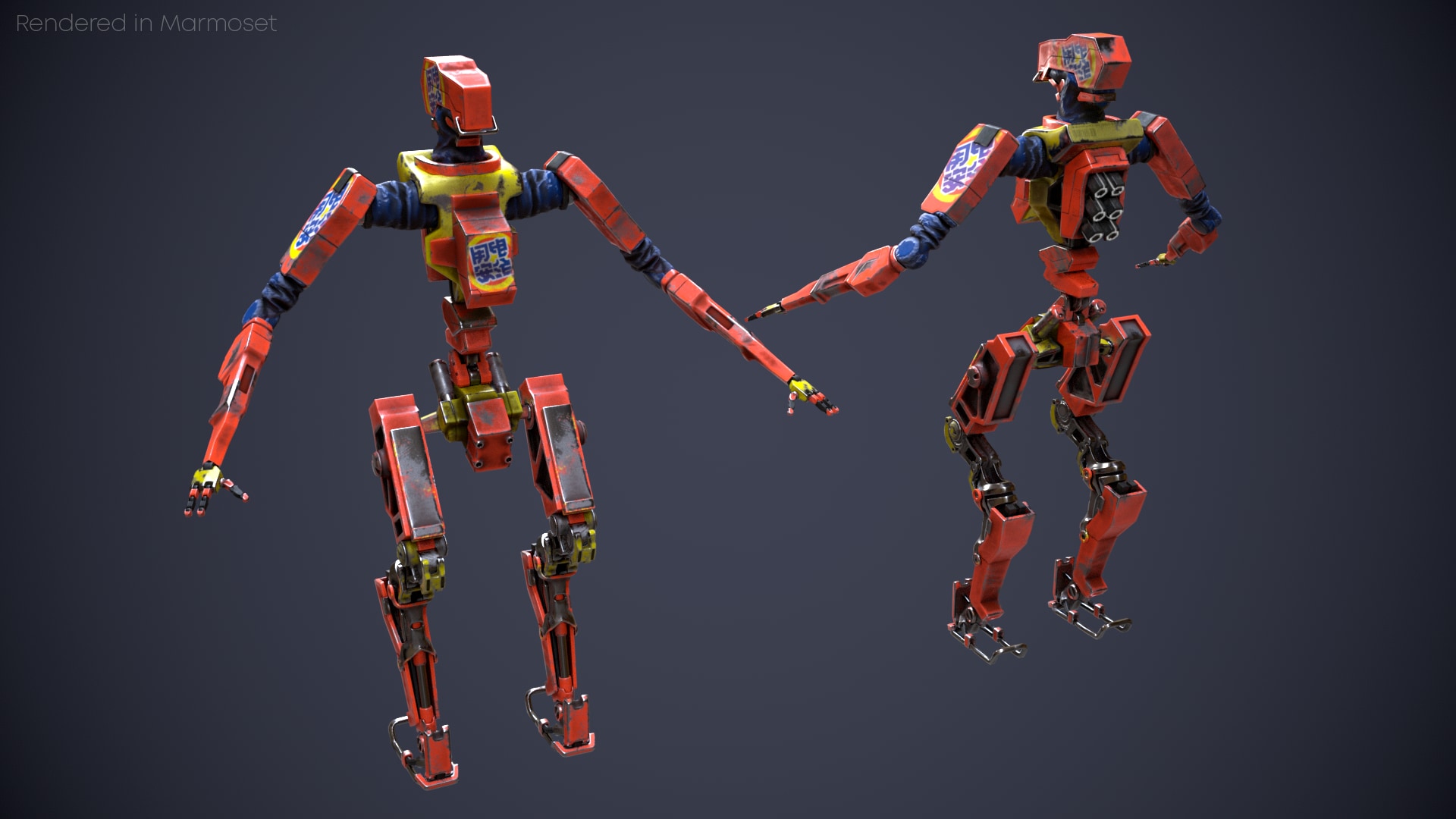 Military Droid "SHTR" in Characters UE Marketplace