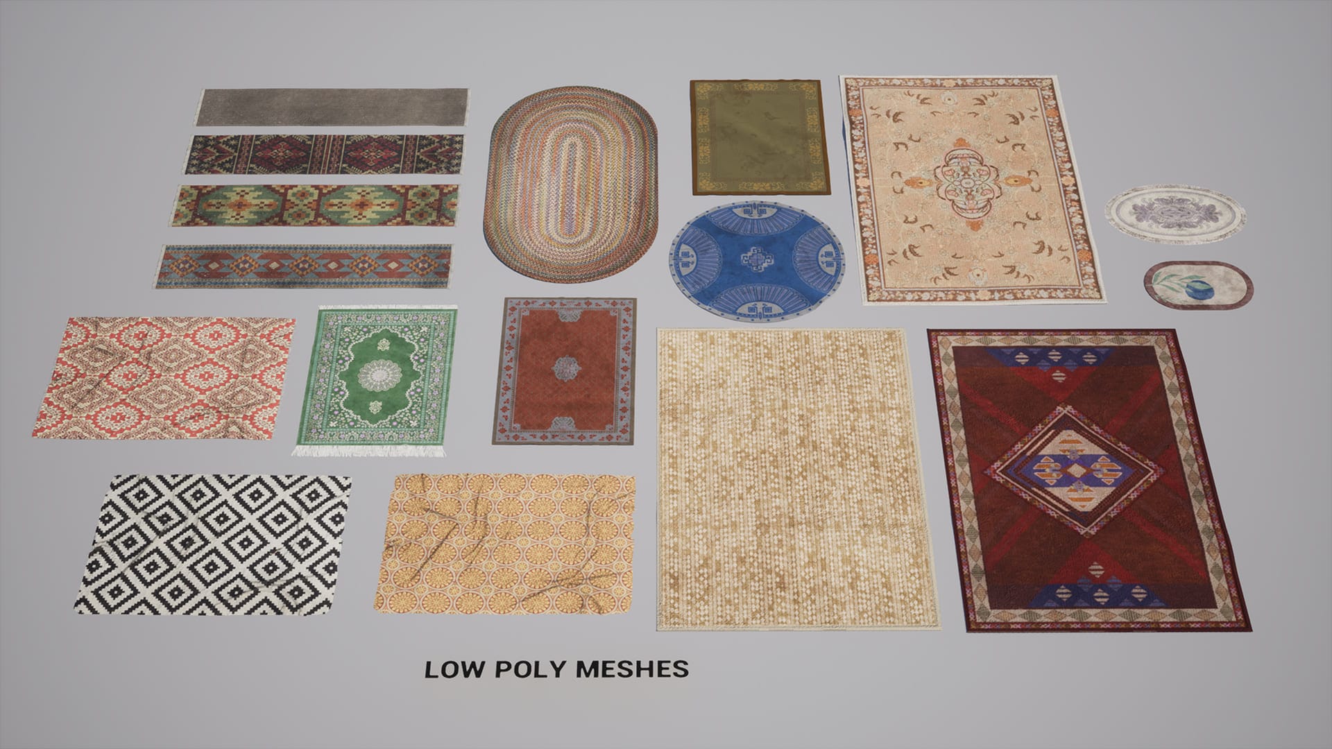 Suburbs VOL.11 Rugs (Nanite and Low Poly) in Props UE Marketplace