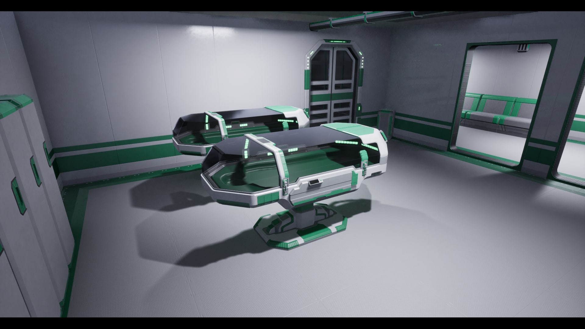 Modular Sci-Fi Customizable Base in Environments UE Marketplace