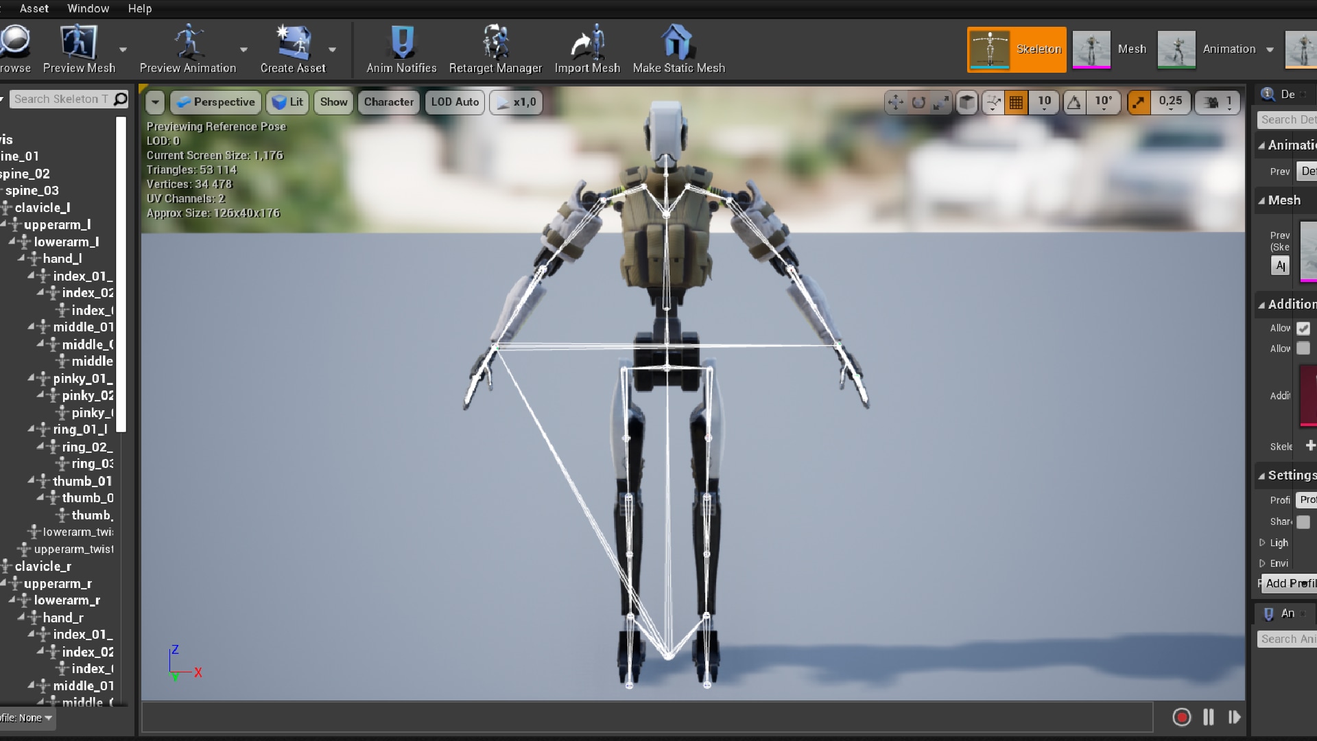 在角色创建的Future Droid Pack #1 - 虚幻引擎商城