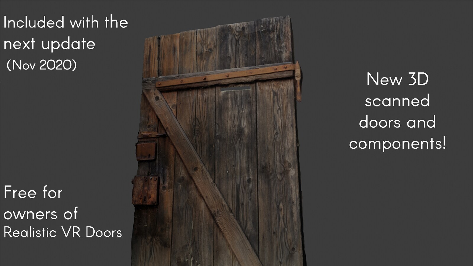 Realistic VR Doors Physicsbased & Parameterised in Blueprints UE Marketplace