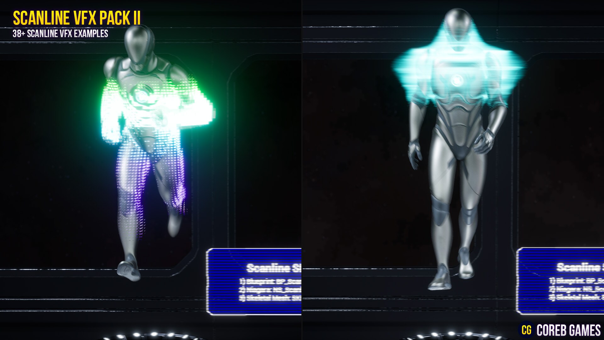 Scanline VFX Pack 2 in Visual Effects - UE Marketplace