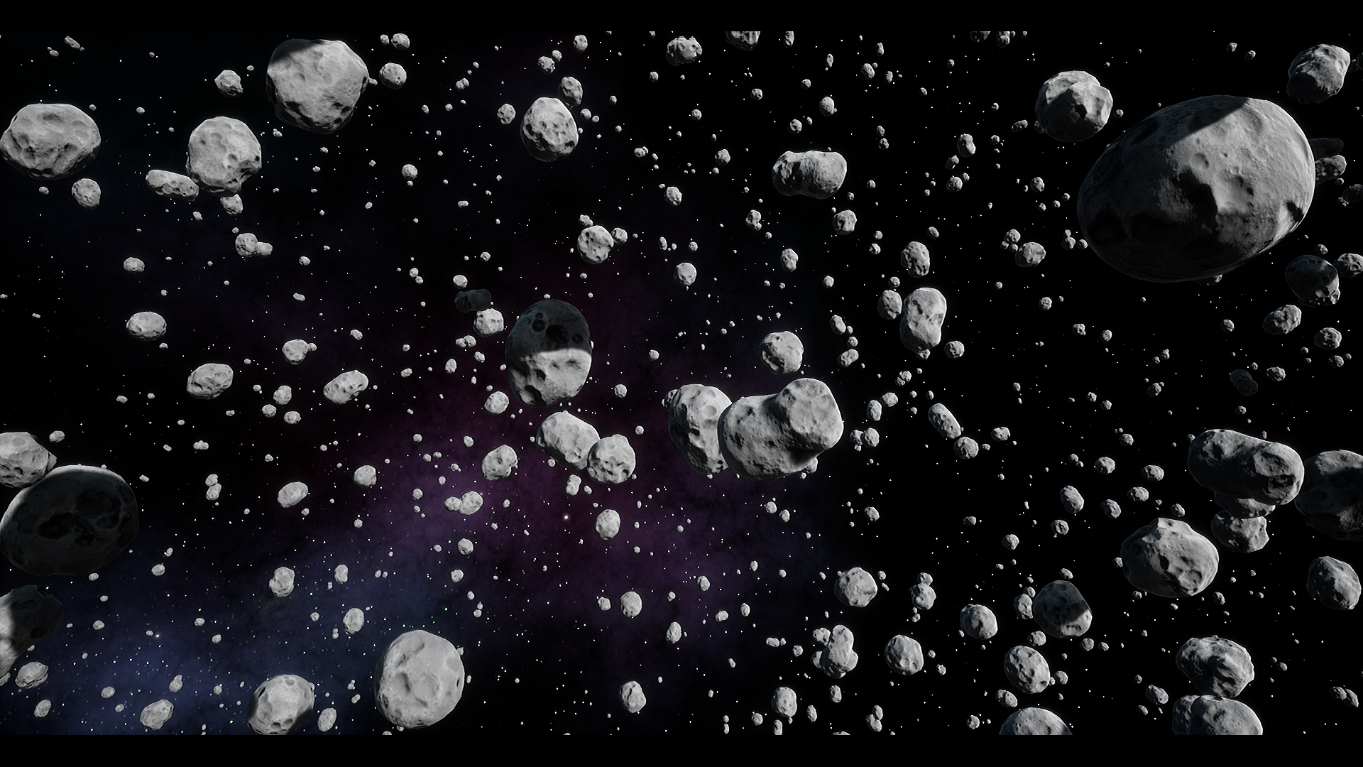 asteroid field