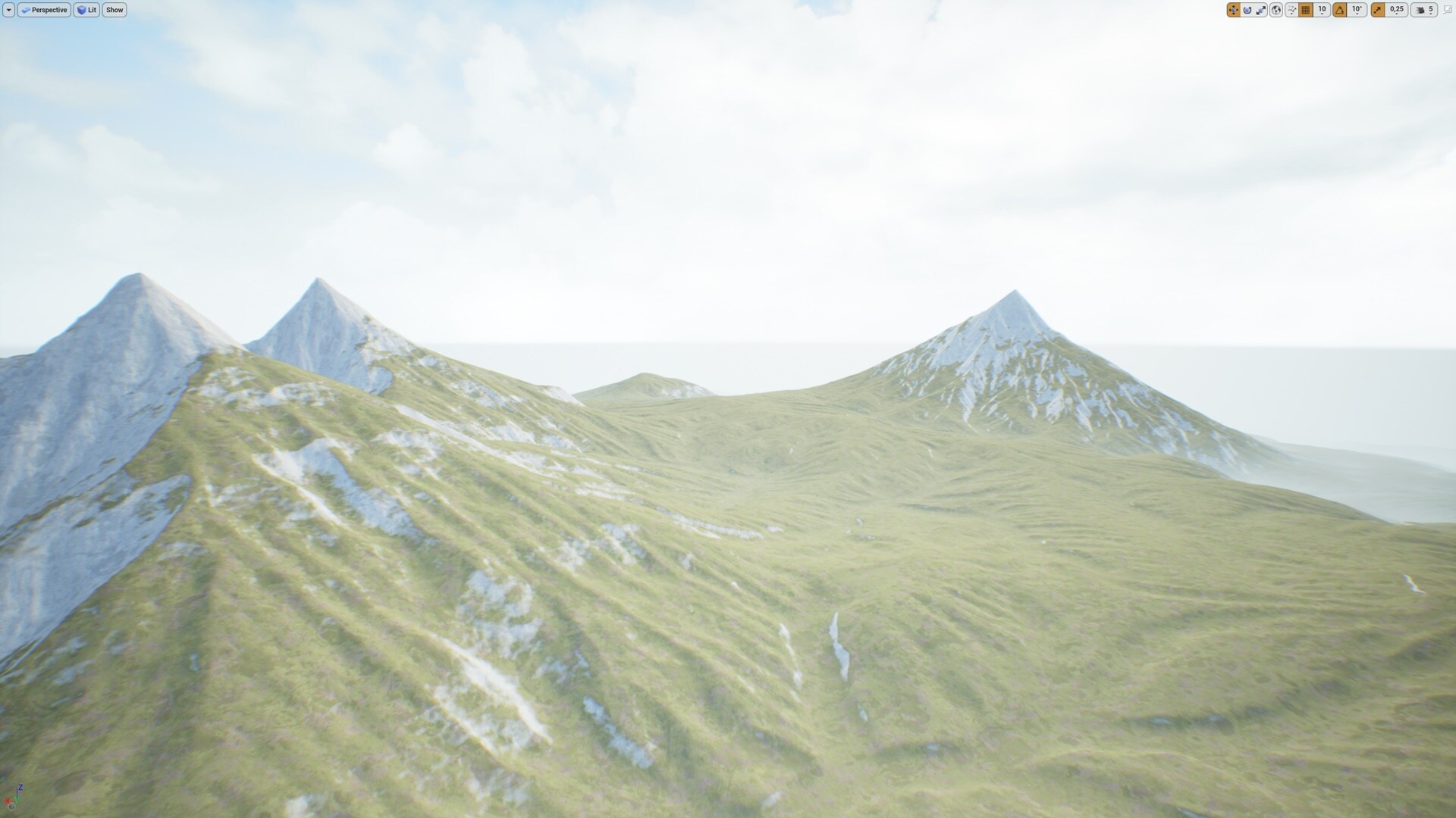 4 Landscape + Auto Landscape in Environments UE Marketplace