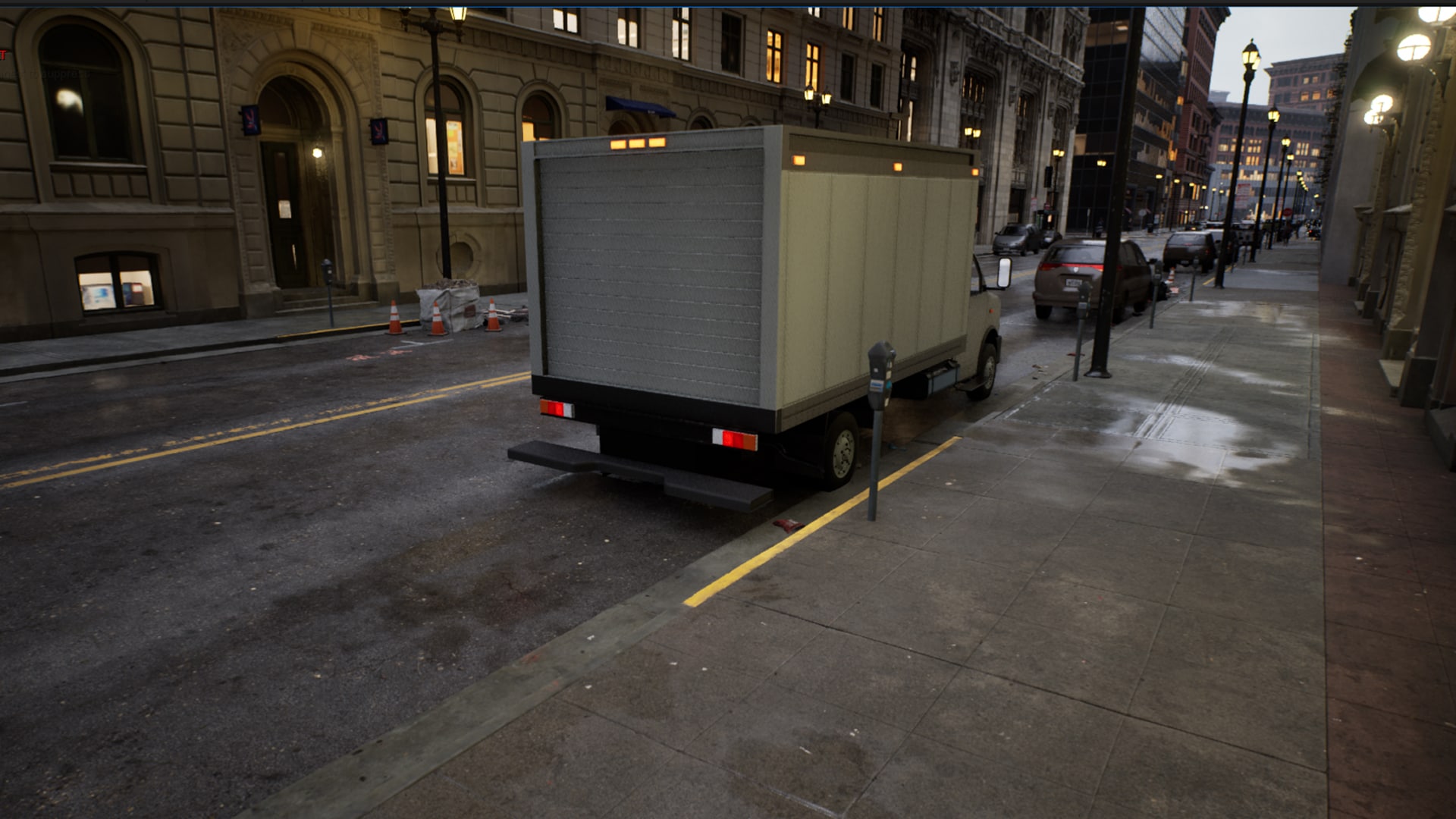 Box van Truck in Blueprints UE Marketplace