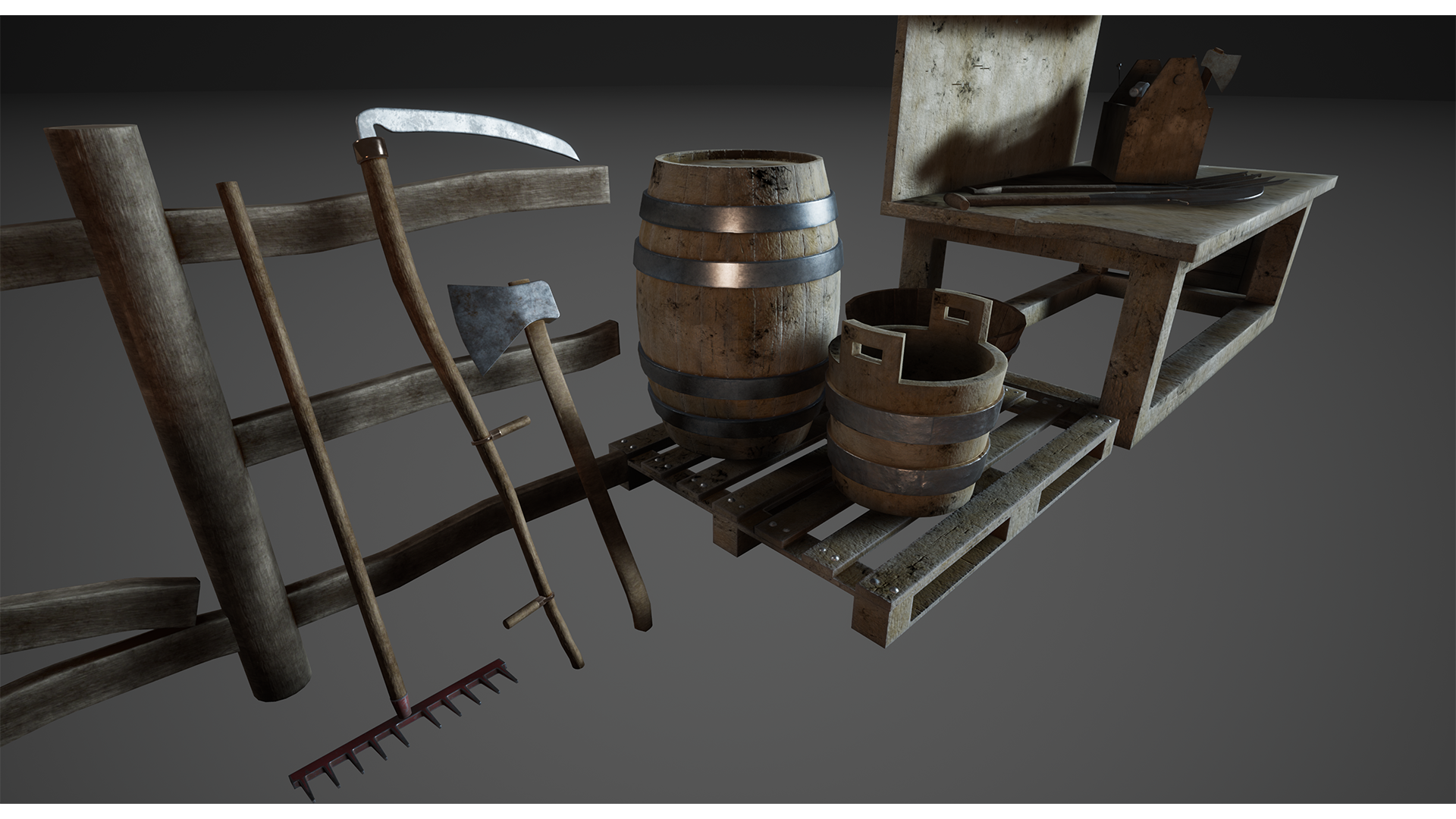 Tools in Props UE Marketplace